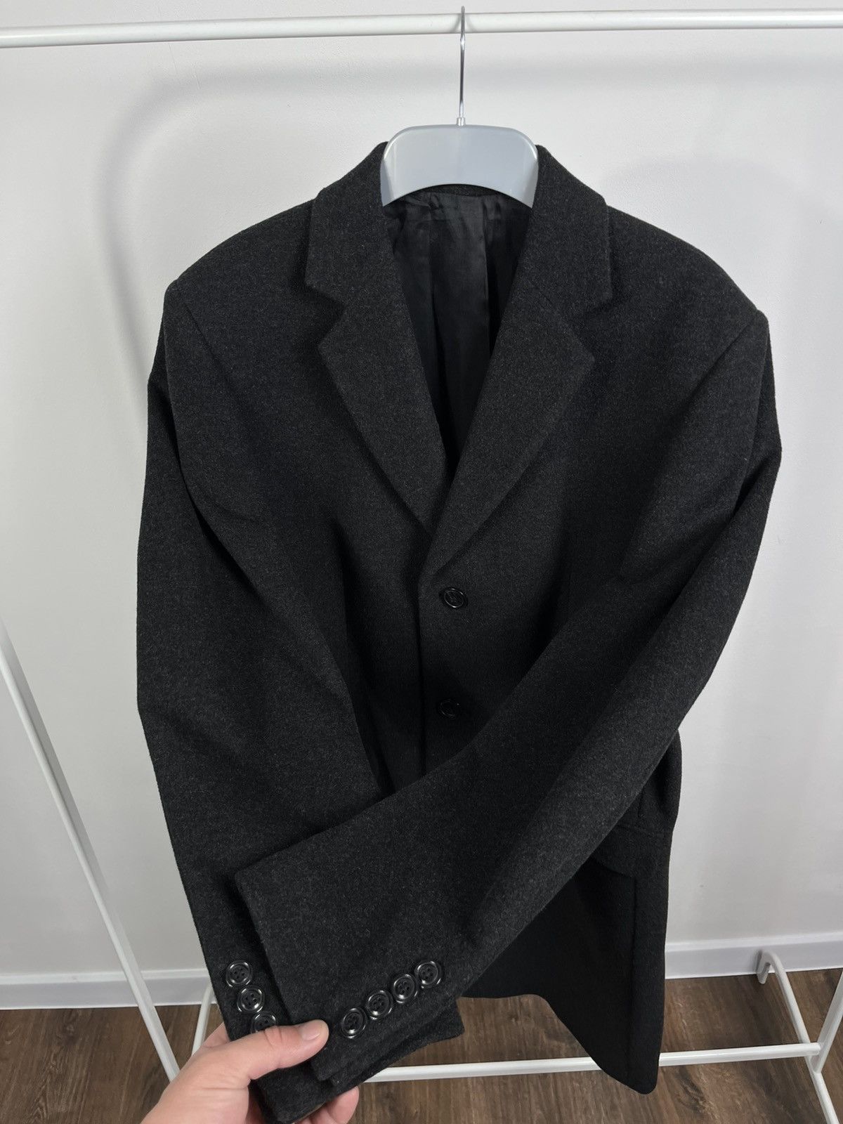 Vintage Vintage Coat Jacket Wool Cashmere Black Overcoat Size 48 Size US M / EU 48-50 / 2 - 6 Thumbnail