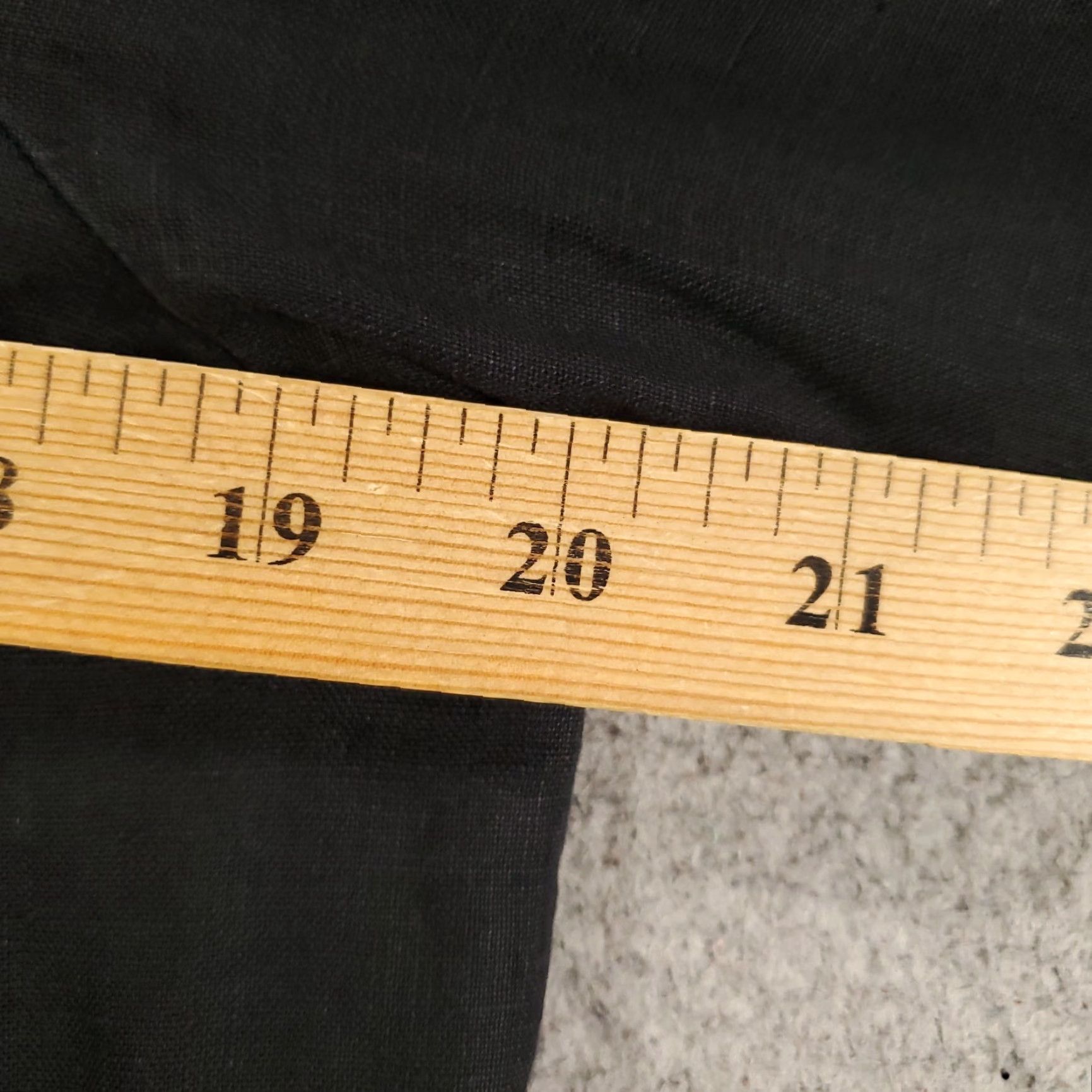 Vintage Womens Linen Dress Black Shift 4 Boho Bamboo United 22 Knee Length 3/4 Sleeve Round Neck Homegoing? Wait. No. Size S / US 4 / IT 40 - 4 Thumbnail