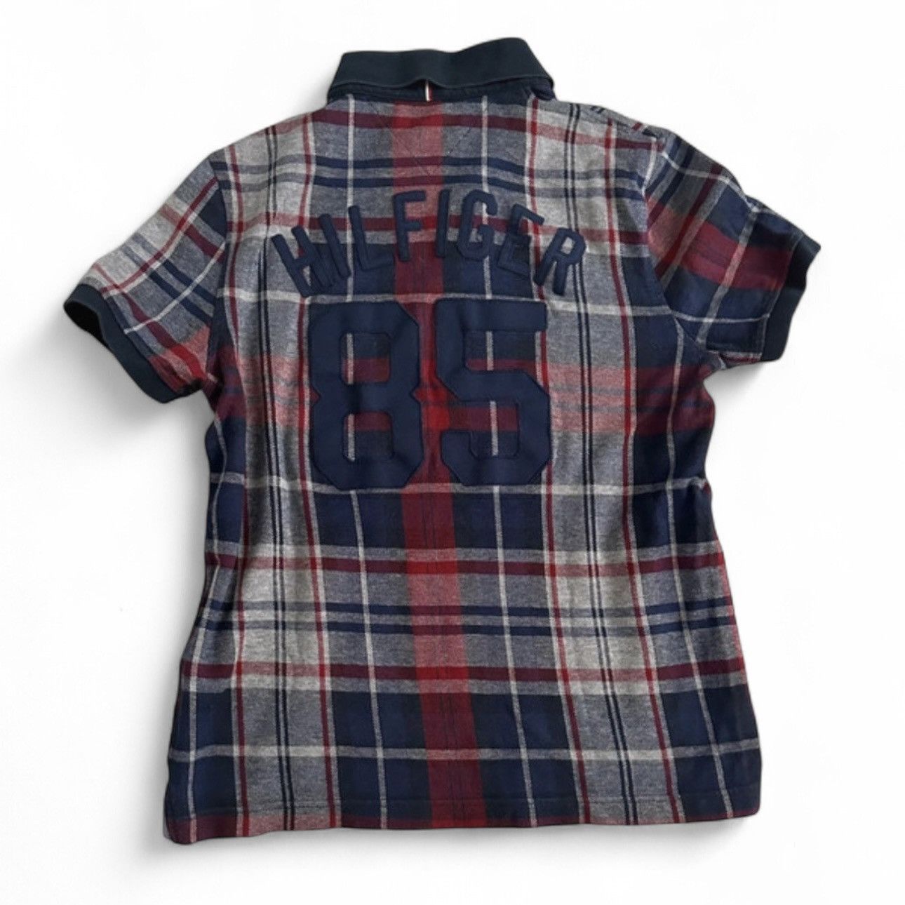 Tommy Hilfiger Tommy Hilfiger Checkered Custom Fit Polo Size M / US 6-8 / IT 42-44 - 1 Thumbnail