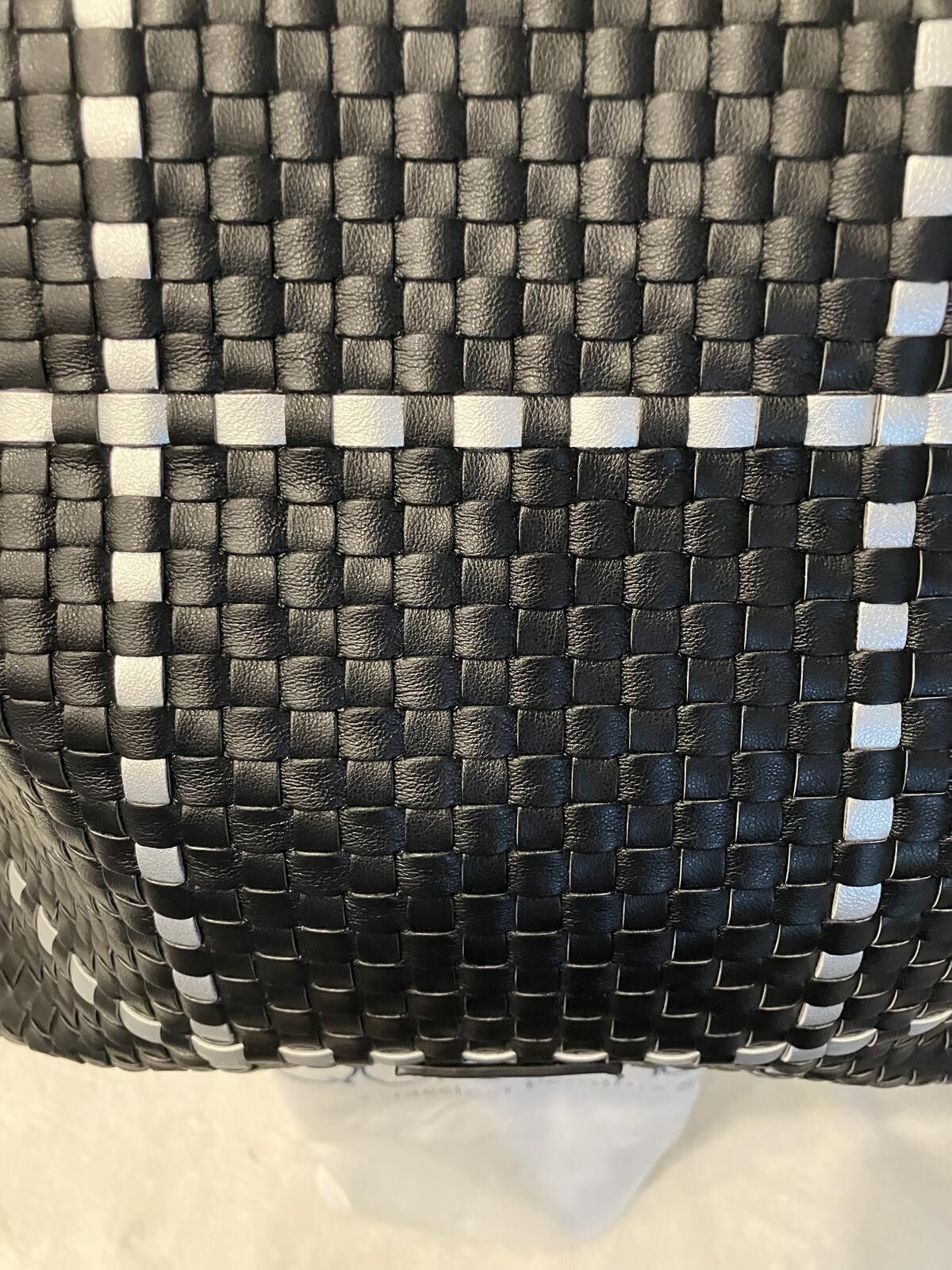 Other NIB Queenaris Black and White Woven Tote Bag Size ONE SIZE - 5 Thumbnail