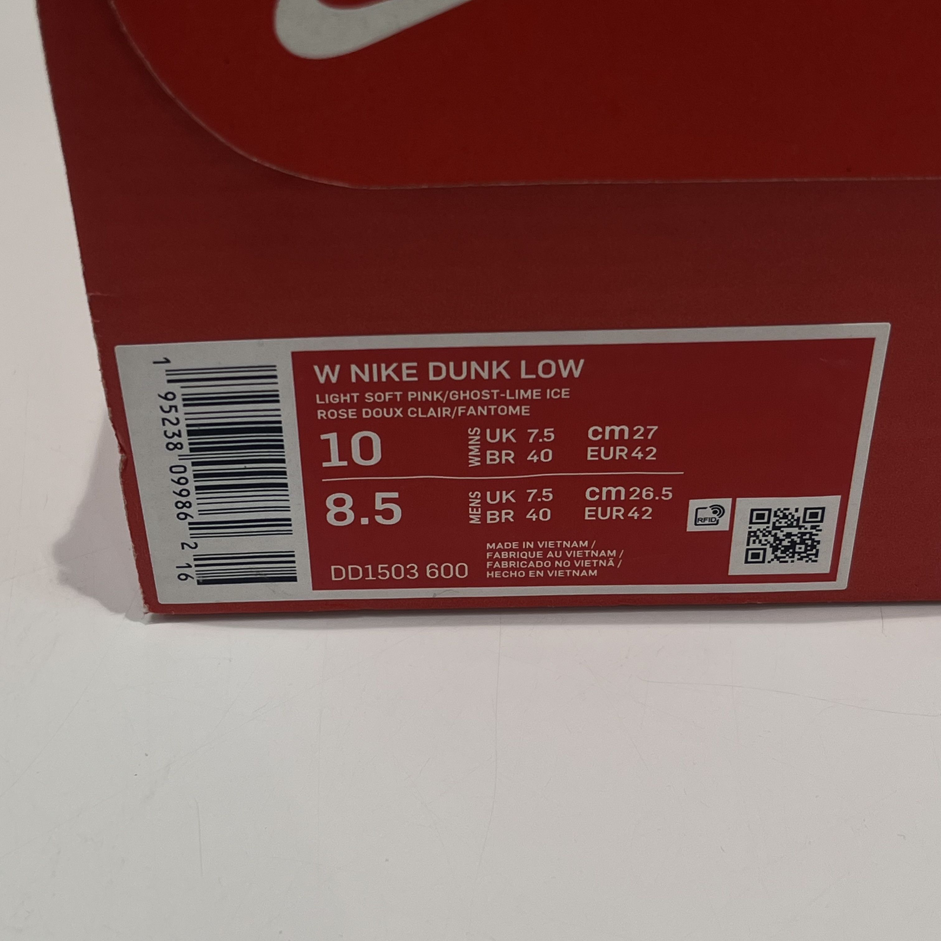 Nike Nike Dunk Low Lime Ice (W) Size US 10 / IT 40 - 7 Thumbnail