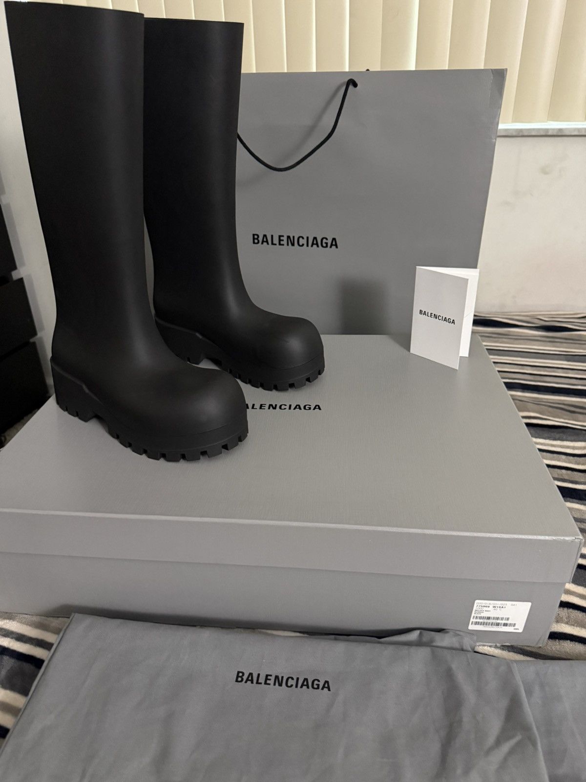 Balenciaga Bulldozer Rainboots Size US 10 / IT 40 - 1 Thumbnail