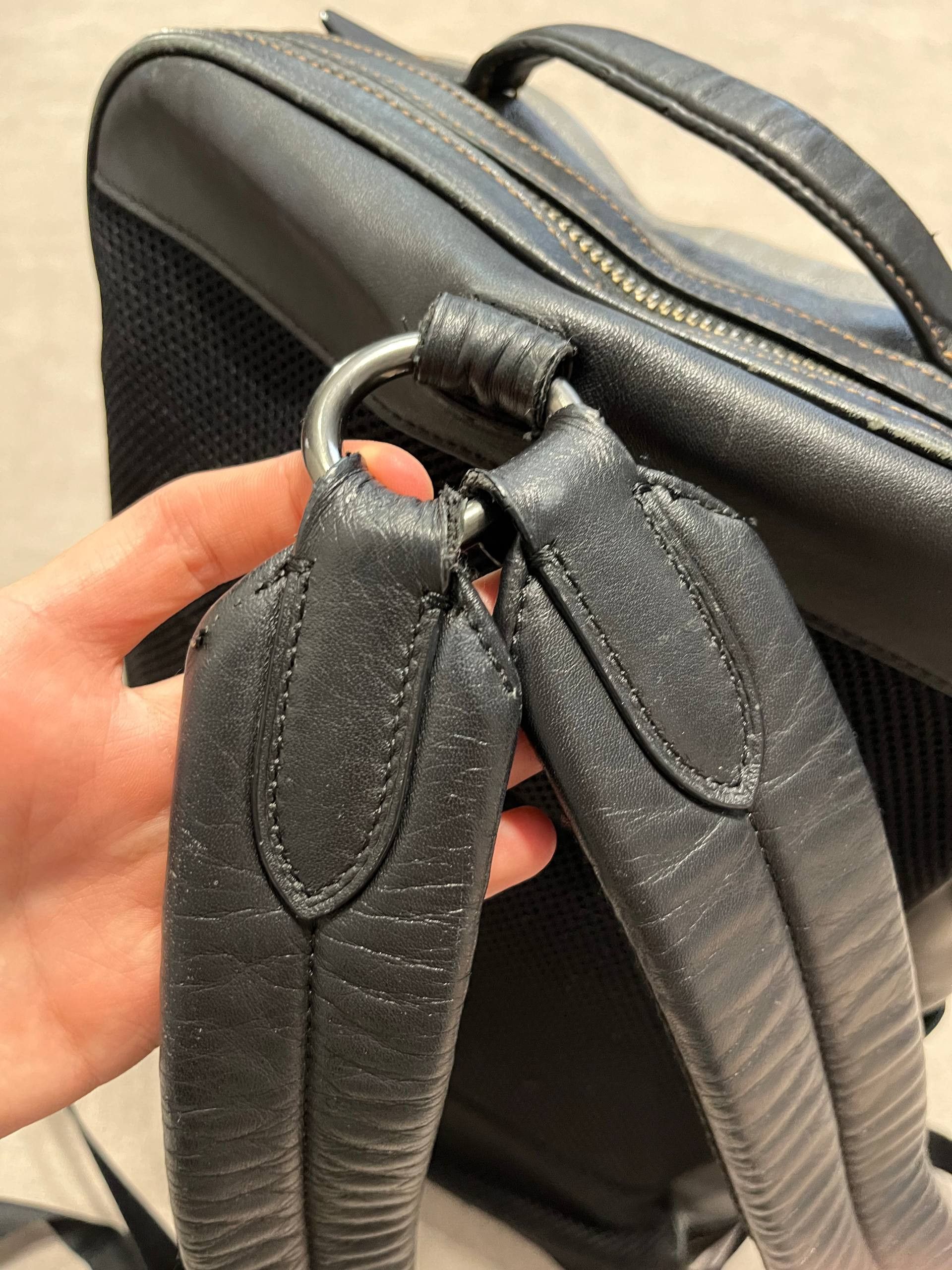 Coach Rare Coach Leather Back Pack Bag Mens Black Vintage Luxury Size ONE SIZE - 12 Thumbnail