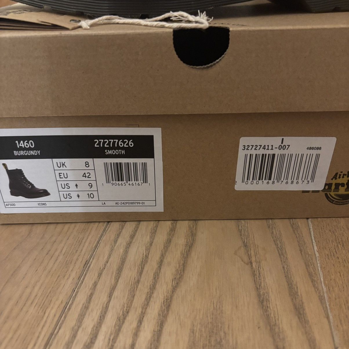 Dr. Martens Dr.Martens burgundy high leather boots Size US 9 / EU 42 - 5 Thumbnail