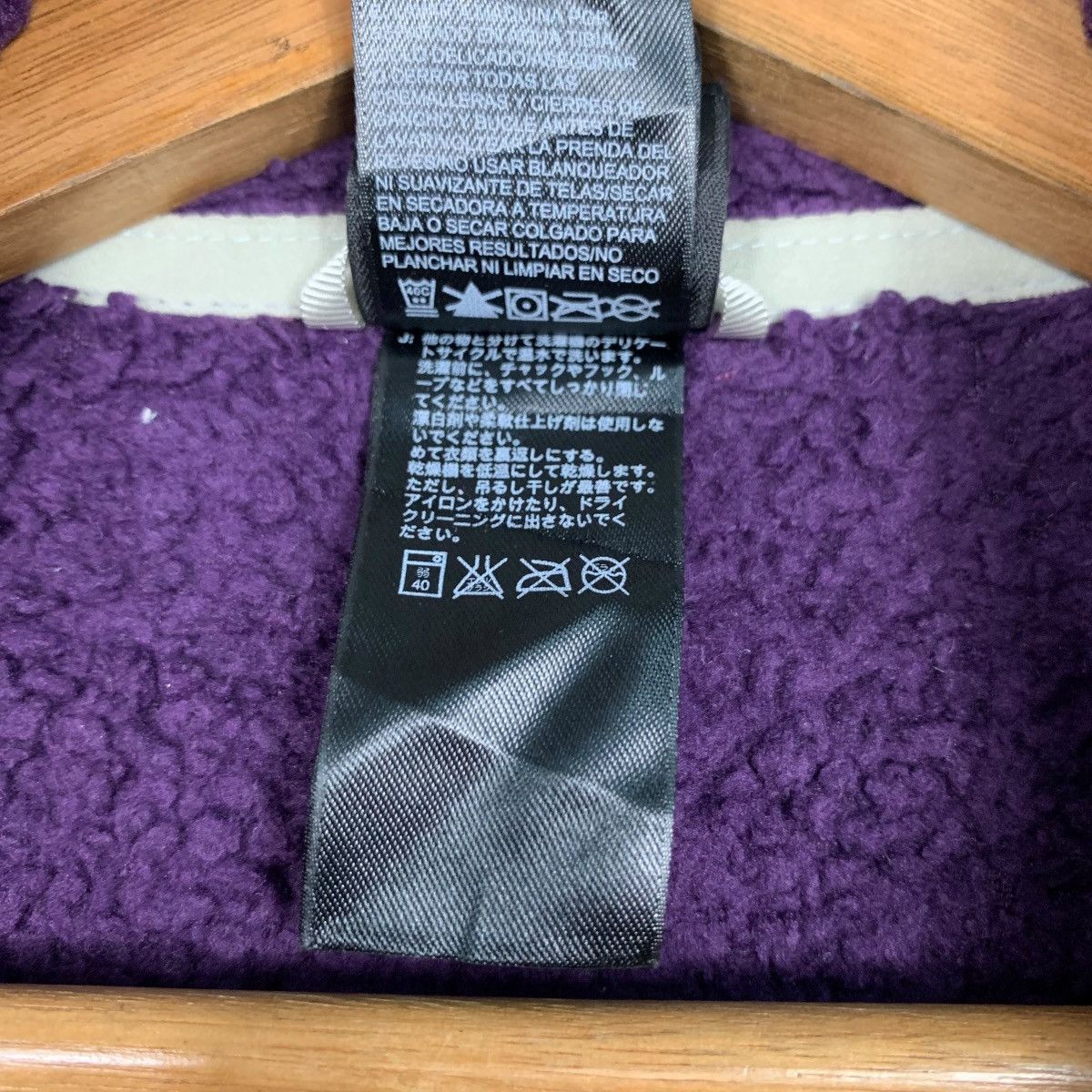 The North Face THE NORTH FACE Embroidery Logo Purple Fleece #1850-C80 Size S / US 4 / IT 40 - 20 Thumbnail