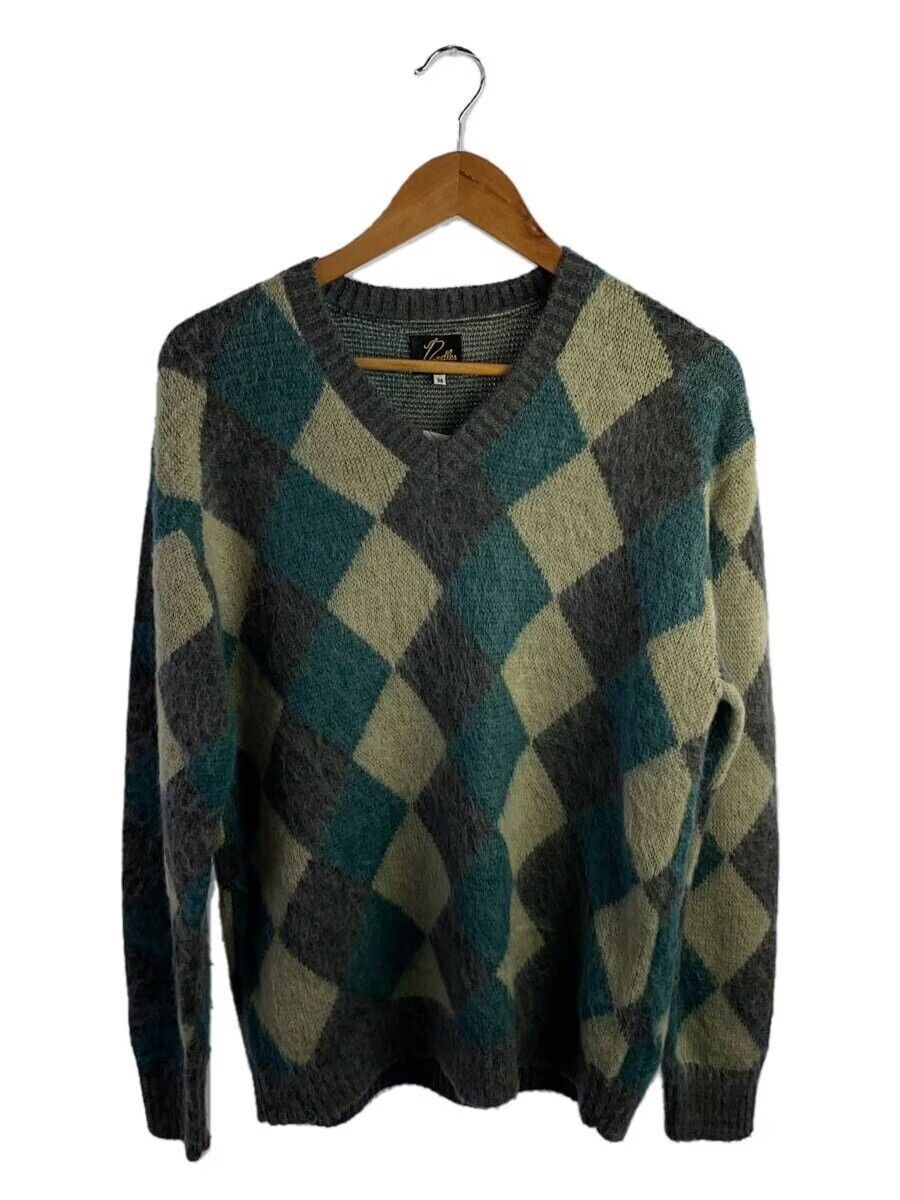 Needles Argyle Mohair Knit Sweater Size US M / EU 48-50 / 2 - 1 Thumbnail