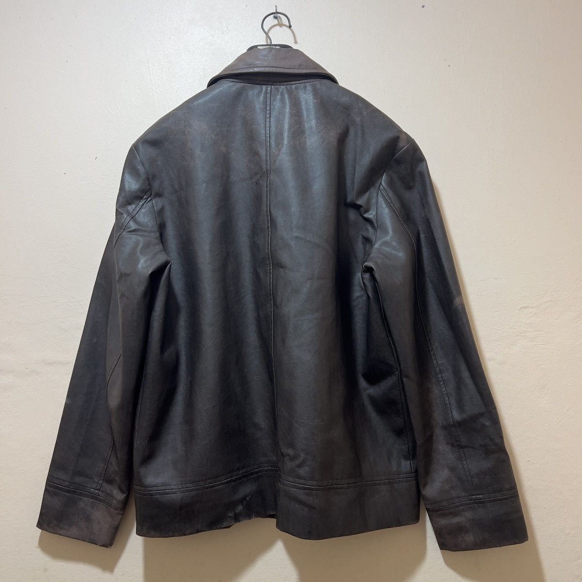 Vintage 0.1- E’Sopo Vintage Leather Jacket Size US L / EU 52-54 / 3 - 2 Thumbnail
