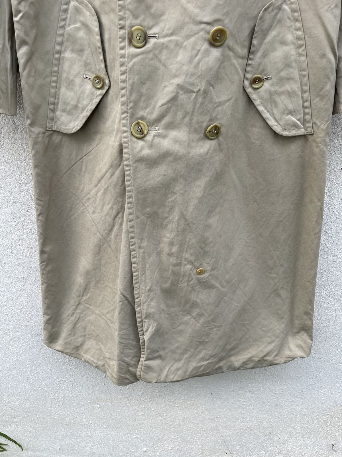 Burberry Prorsum × Vintage Vintage Burberrys Double Breasted Nova Check Trench Jacket Size US M / EU 48-50 / 2 - 5 Thumbnail