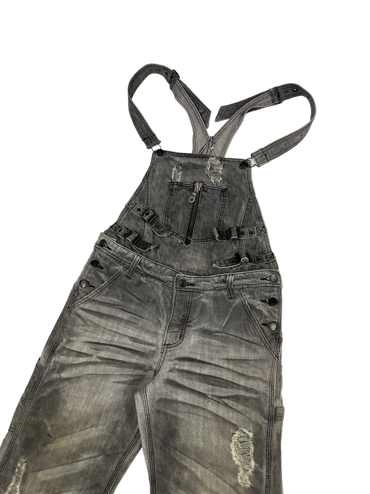 GOSTAR DE FUGA Fuga Japan Distressed Flare Overall Detachable Size US 32 / EU 48 - 4 Thumbnail