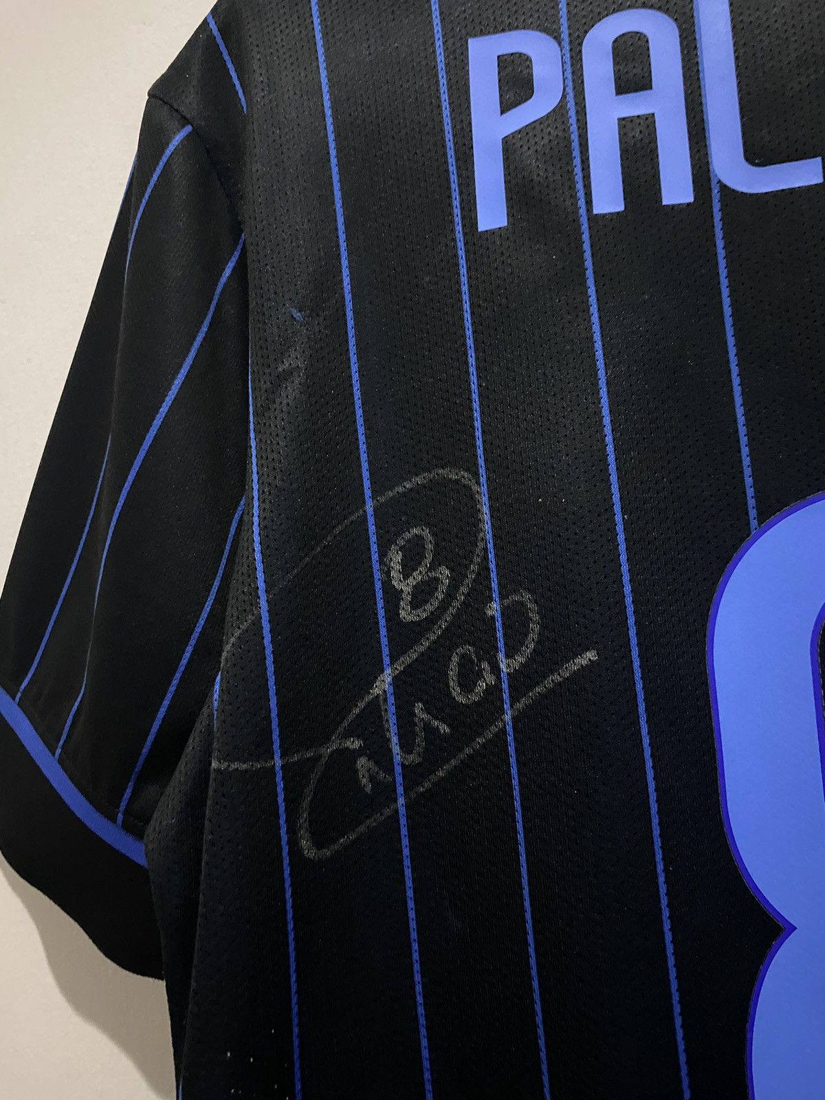 Nike Match Issue Sign Inter Milan 14-15 Palacio Soccer Jersey - M Size US M / EU 48-50 / 2 - 9 Thumbnail