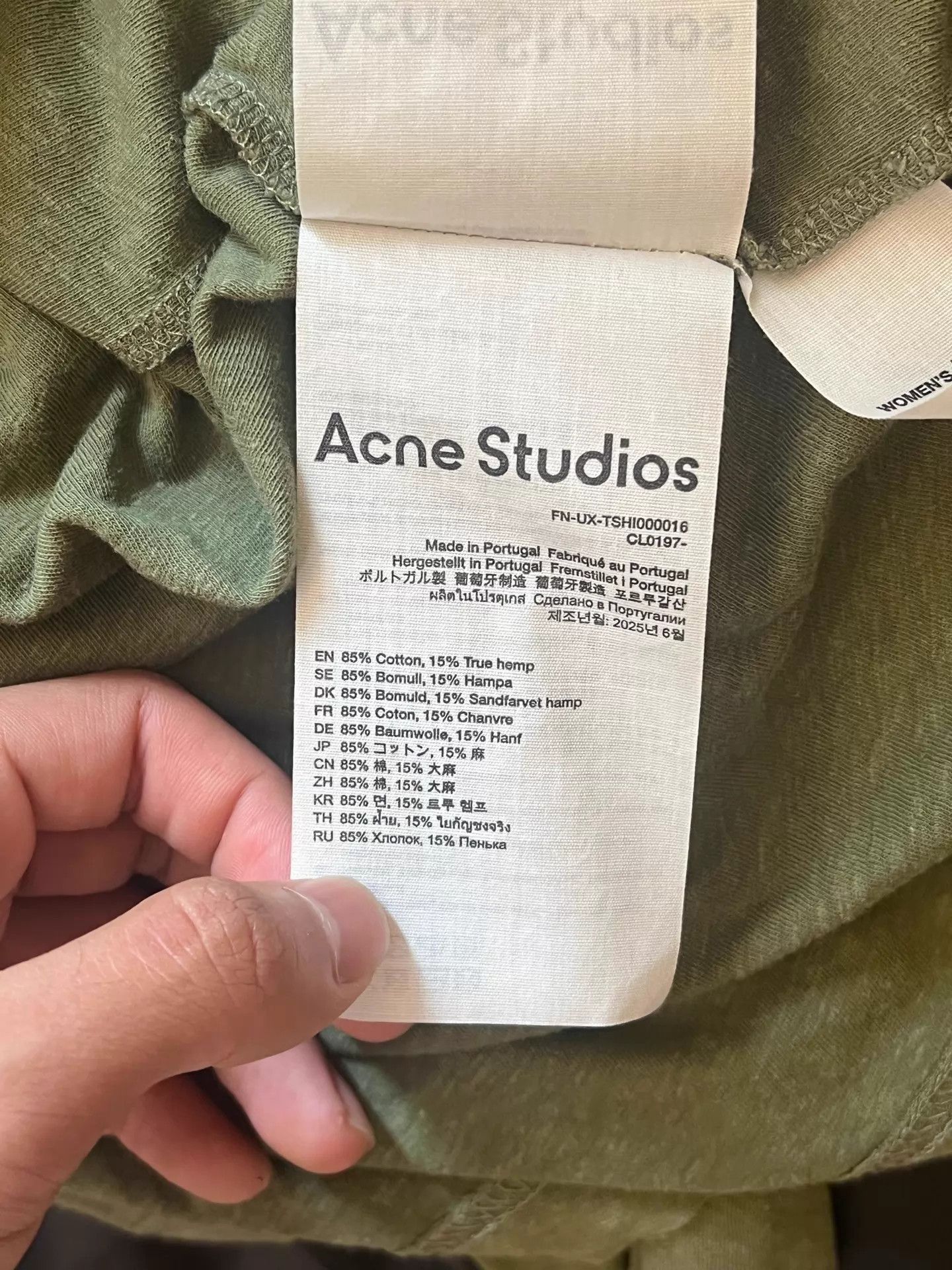 Acne Studios Acne 1996 SS25 Vintage Logo Crew Longsleeve Unisex Tee L/M new Size US M / EU 48-50 / 2 - 5 Thumbnail