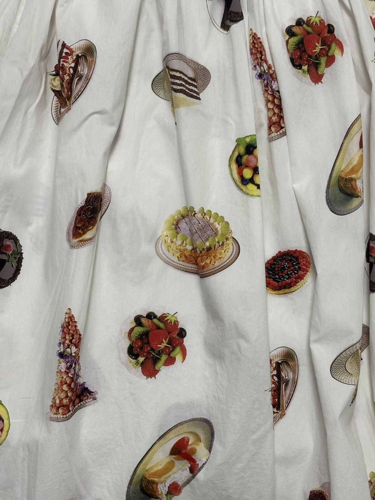Junya Watanabe JUNYA WATANABE S/S 2001 Sweet Cake Dessert Print Midi Skirt Size 27" / US 4 / IT 40 - 5 Thumbnail
