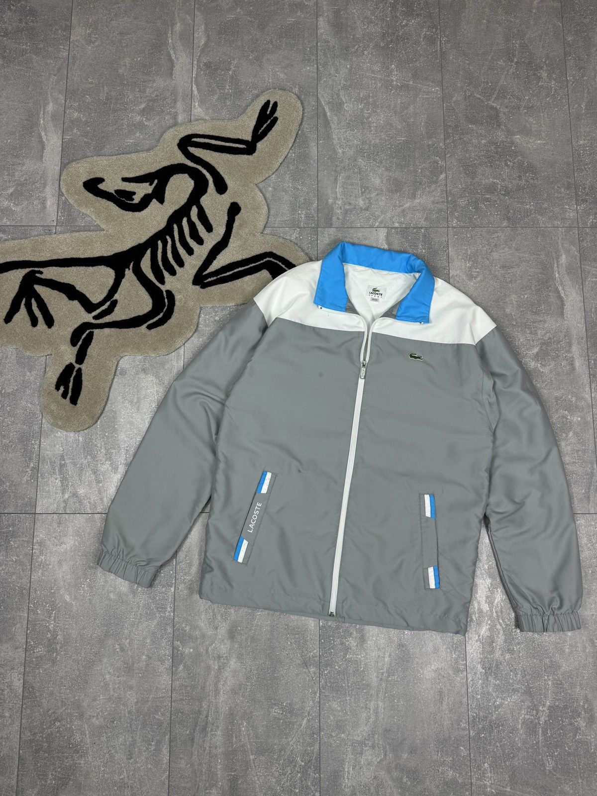 Lacoste × Vintage Mens Vintage Lacoste Track Jacket Olympic crazy 2k rare Size US M / EU 48-50 / 2 - 1 Thumbnail