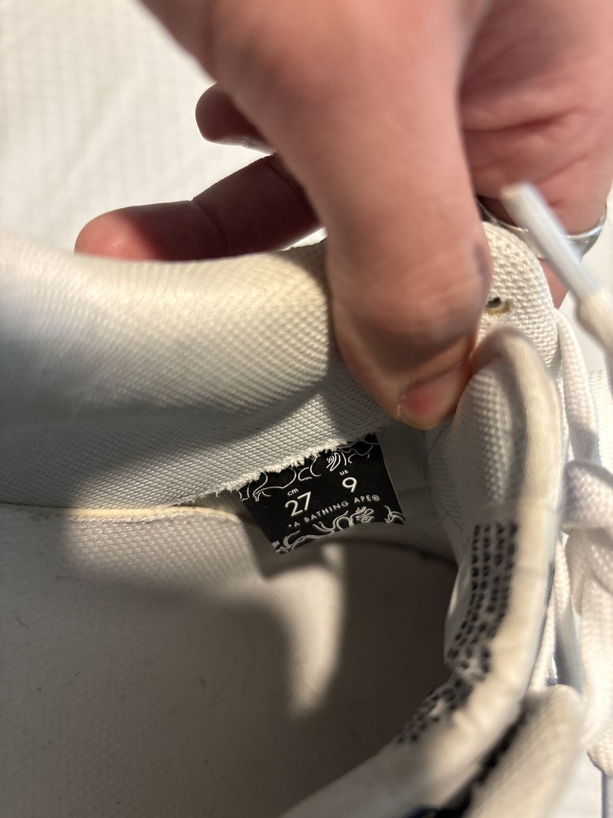 Bape Bapesta Low M2 Blue Size US 9 / EU 42 - 6 Thumbnail
