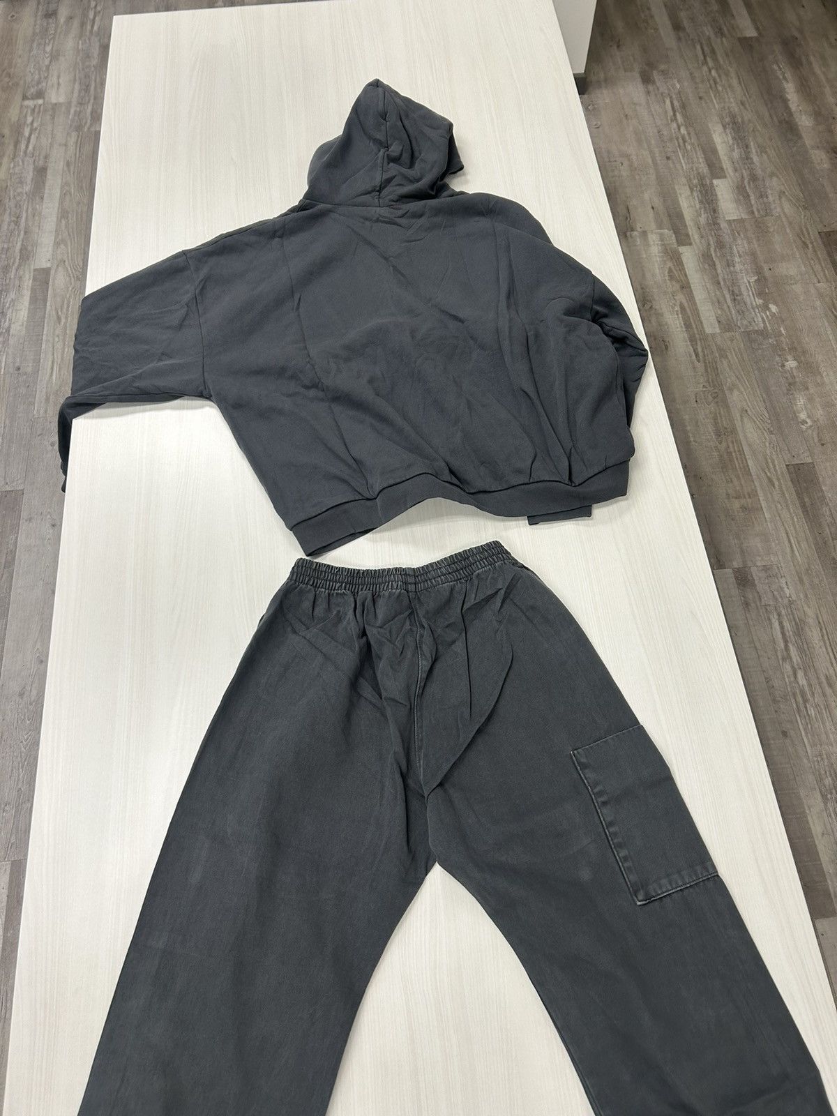 Yeezy YZY x GAP Hoodie & Cargos Dark Grey Size US M / EU 48-50 / 2 - 9 Thumbnail