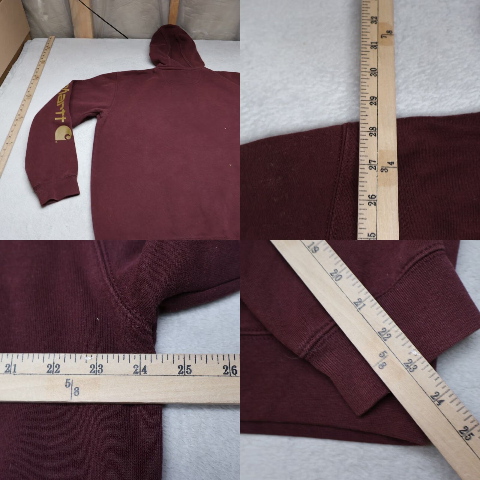 Carhartt Carhartt Hoodie Men Large Red Loose Fit Iconic K288 Pullover Logo Graphic Sleeve Size US L / EU 52-54 / 3 - 9 Thumbnail