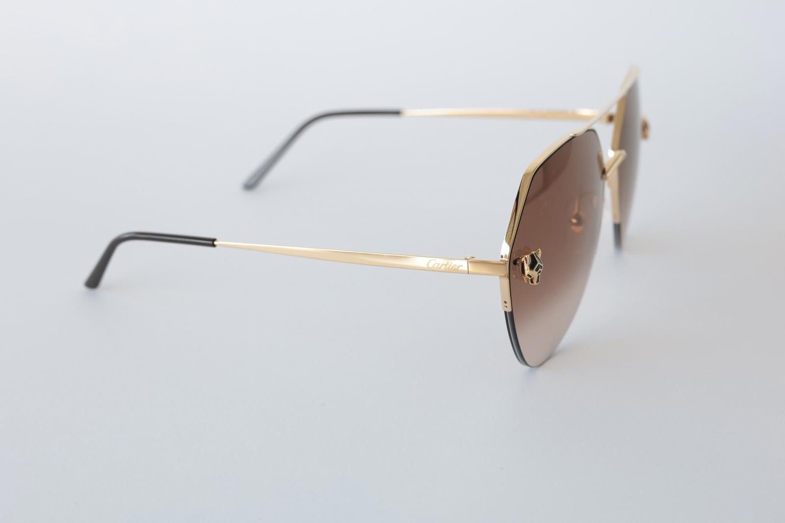 Cartier New Cartier eyewear optical sunglasses CT0355S 002 gold Size ONE SIZE - 6 Thumbnail