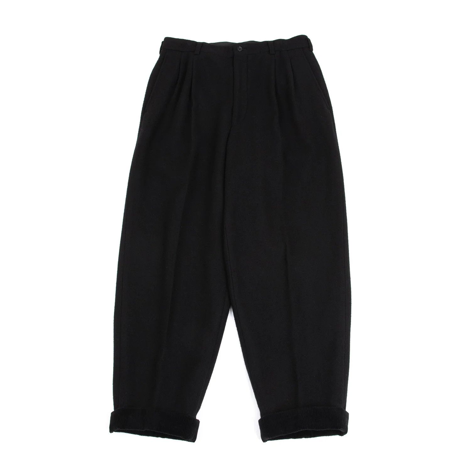 Comme des Garcons Homme Plus Dyed Corduroy Pants in Black, Size L Size US 36 / EU 52 - 1 Thumbnail