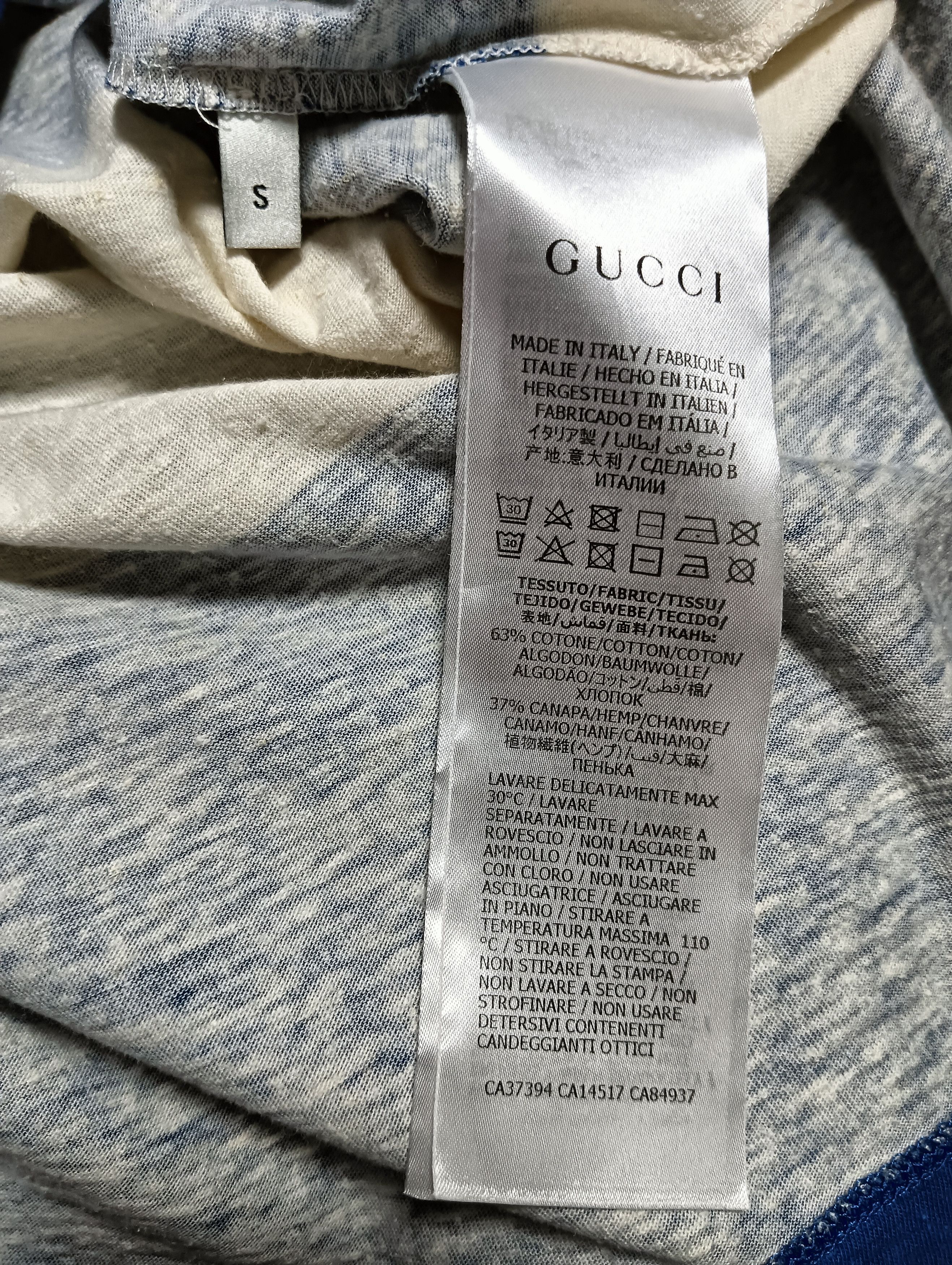 Gucci Block Stripe Logo Tee Size US S / EU 44-46 / 1 - 5 Thumbnail