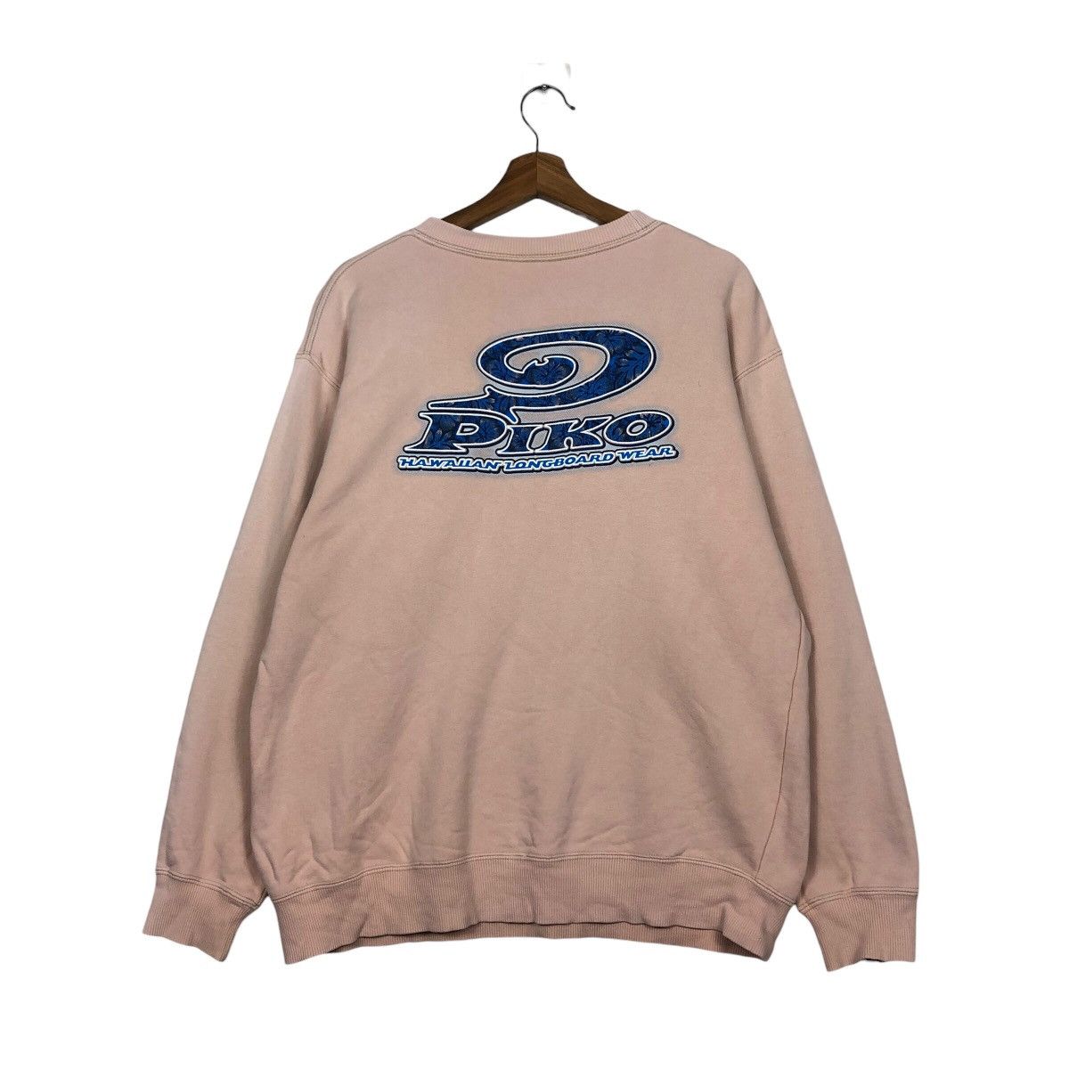 Japanese Brand × Vintage 📌Vintage Sweatshirt Crewneck Hawaiian Longboard Wear Piko Size US M / EU 48-50 / 2 - 9 Thumbnail