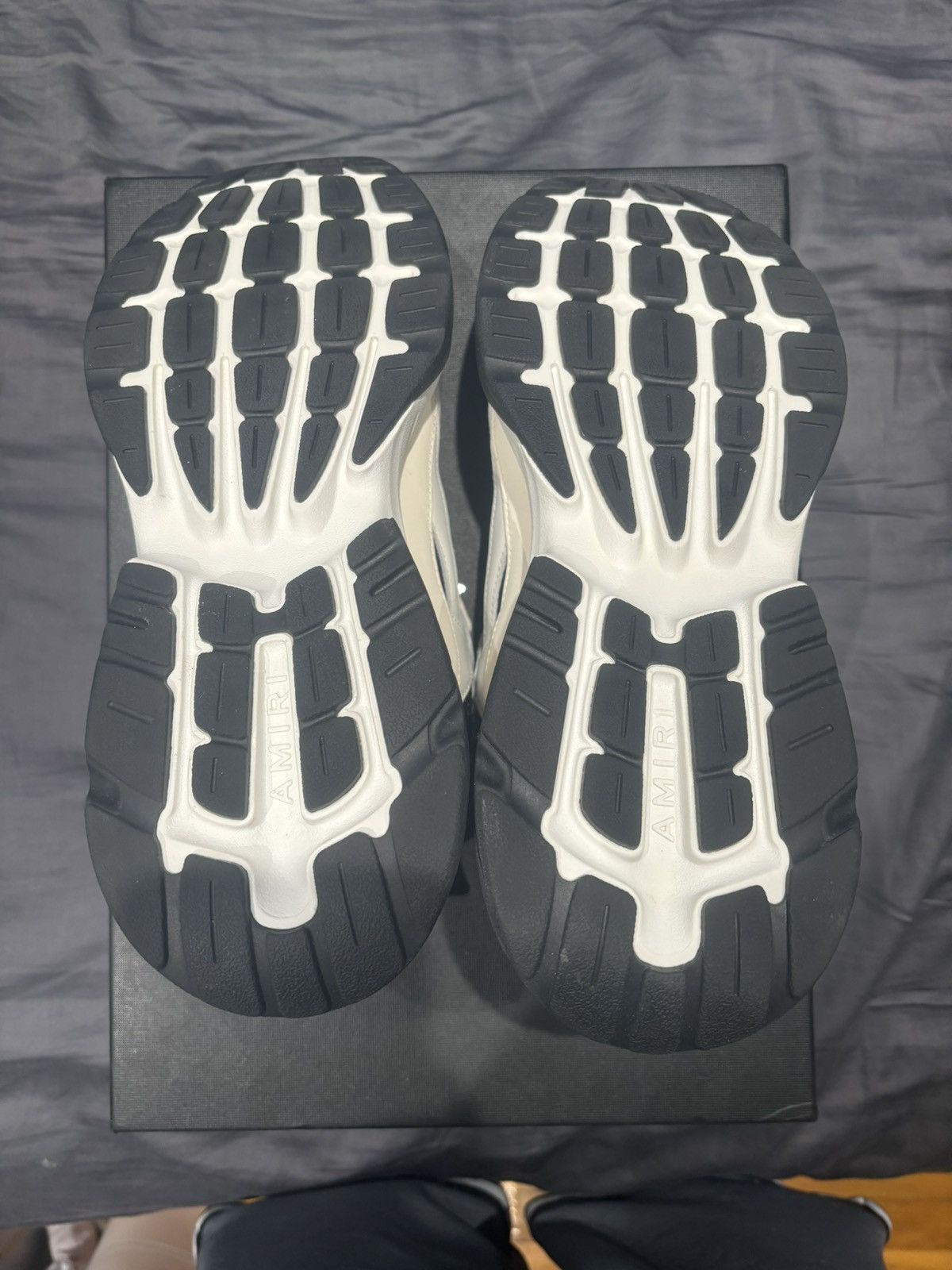 Amiri Amiri Bone Runner White Black Size US 11 / EU 44 - 9 Thumbnail