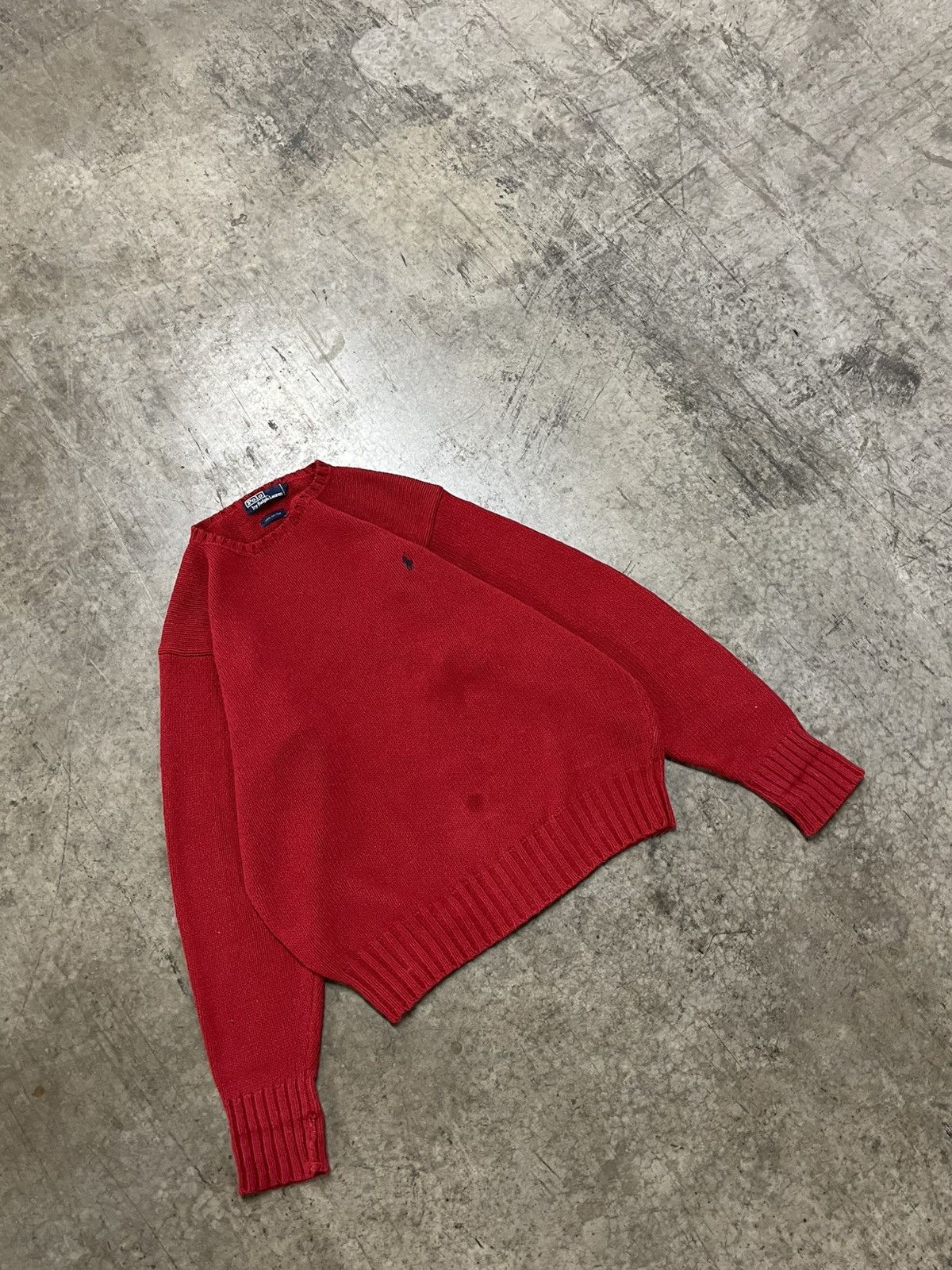 Polo Ralph Lauren × Vintage Polo Ralph Lauren vintage knit sweater preppy streetwear Size US M / EU 48-50 / 2 - 2 Thumbnail