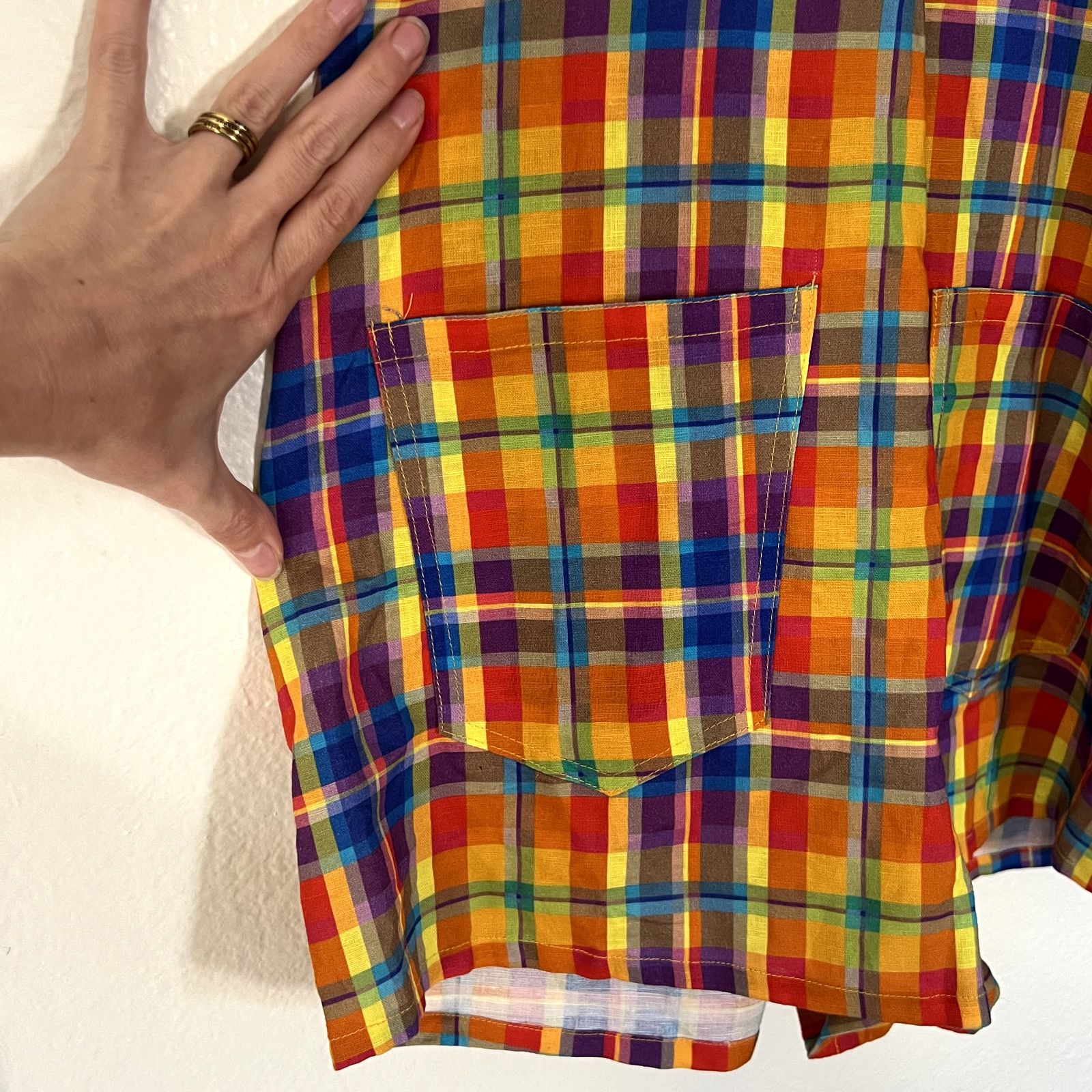 WeWoreWhat $128 NWT WeWoreWhat Danielle Bernstein Rainbow Overall Sz S Size 34" / US 12 / IT 48 - 9 Thumbnail