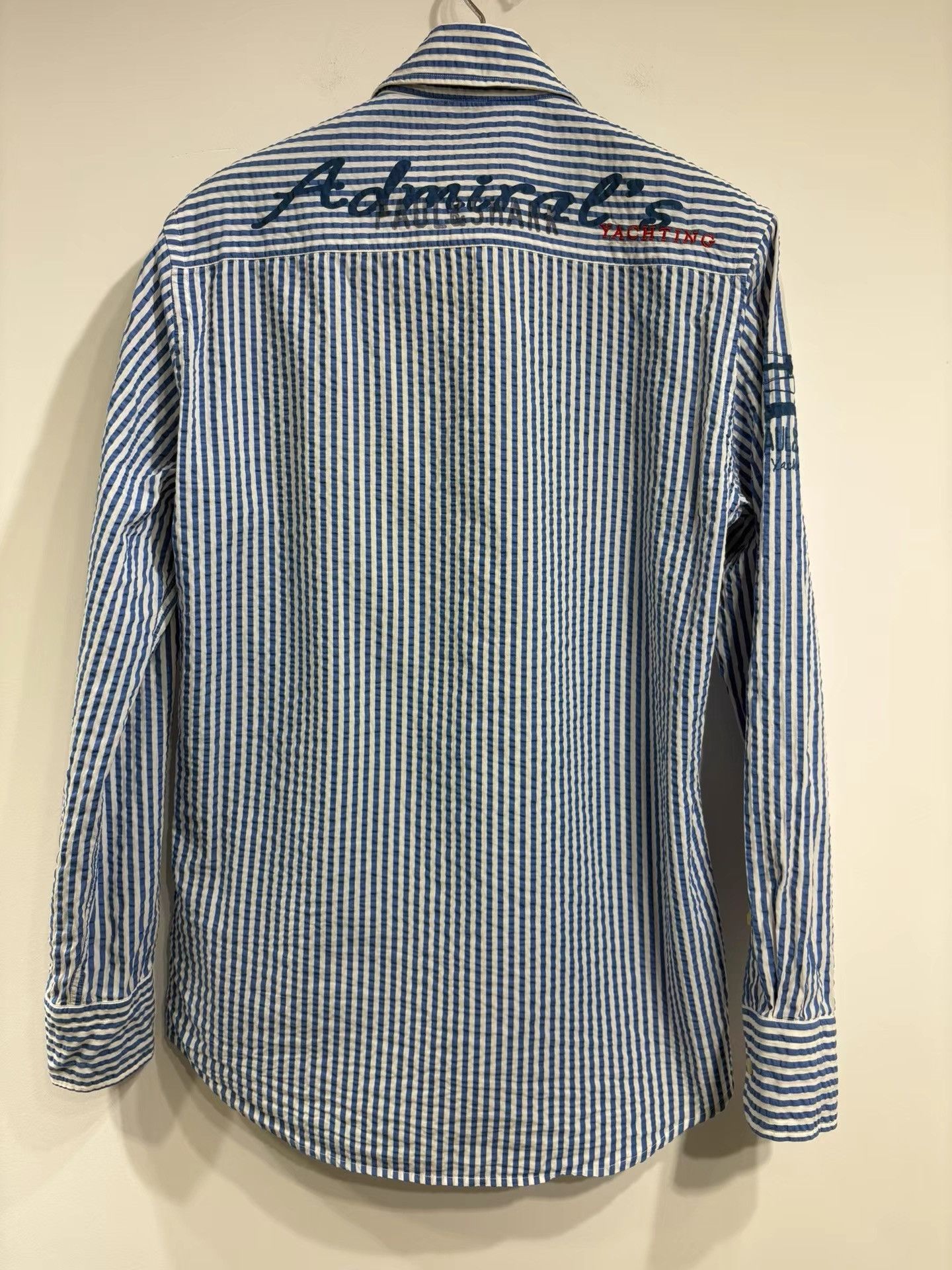 Paul & Shark Paul&Shark Men's Long Sleeve Striped Shirt K29 Size US M / EU 48-50 / 2 - 2 Thumbnail