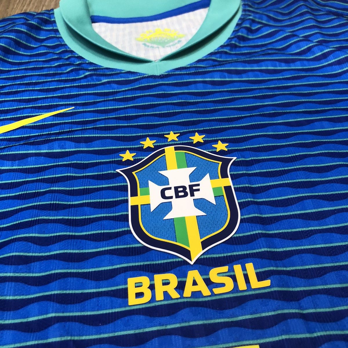 Nike Brazil 24/25 player issue away shirt #5 Bruno G. (Bnwt) Size US XL / EU 56 / 4 - 5 Thumbnail