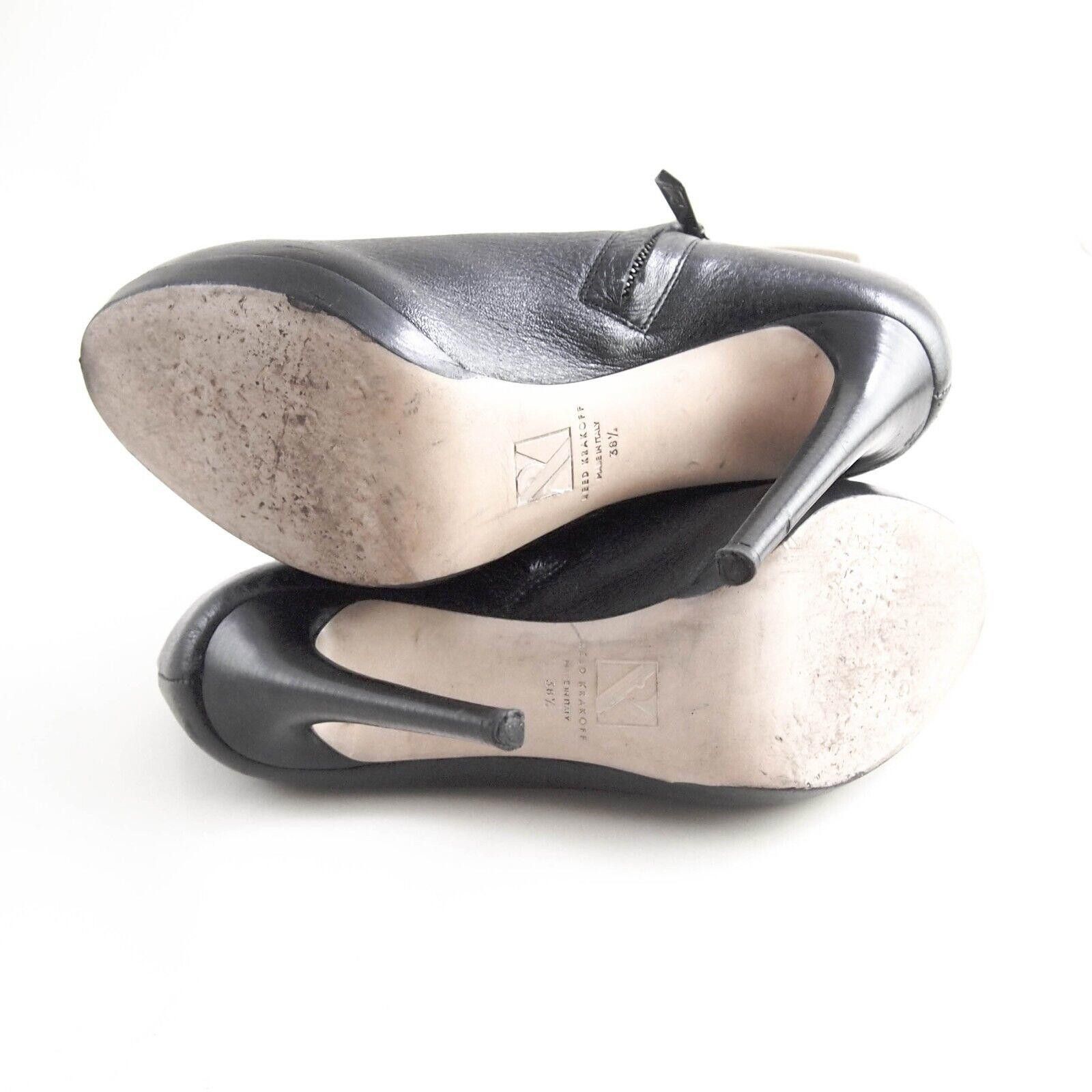Other Reed Krakoff Booties Black Leather Womens US 8.5 EU 38.5 Size US 8.5 / IT 38.5 - 10 Thumbnail