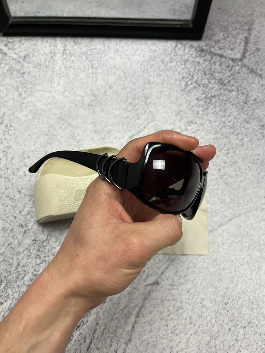 Jean Paul Gaultier Vintage x Jean Paul Gaultier Sunglasses Wrap Shield + Case Size ONE SIZE - 6 Thumbnail