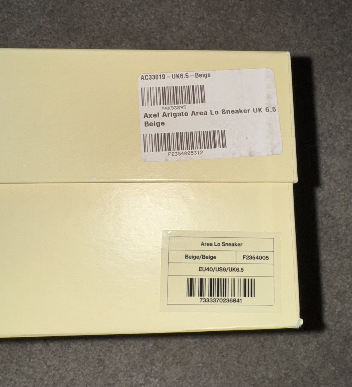 Axel Arigato Axel Arigato Area Lo Sneakers Beige Size US 6.5 / IT 36.5 - 9 Thumbnail