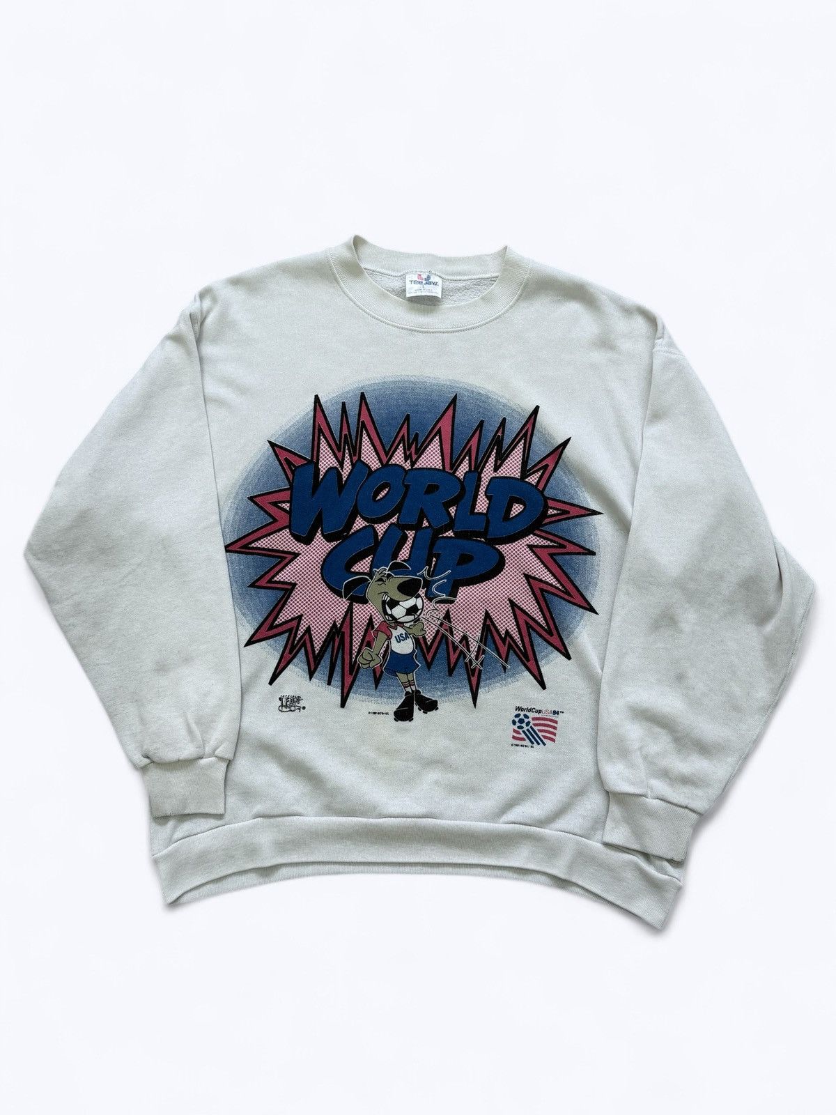 Vintage Vintage 1994 World Cup USA Soccer Graphic Sweatshirt 1991 Size US L / EU 52-54 / 3 - 4 Thumbnail