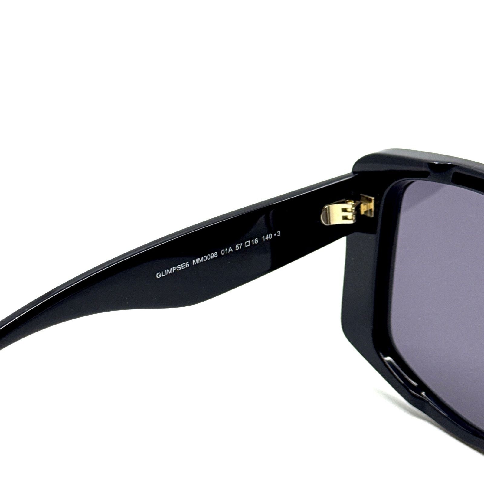 Max Mara New, MAXMARA Sunglasses Glimpse6 MM0098 01A Authentic Size ONE SIZE - 8 Thumbnail