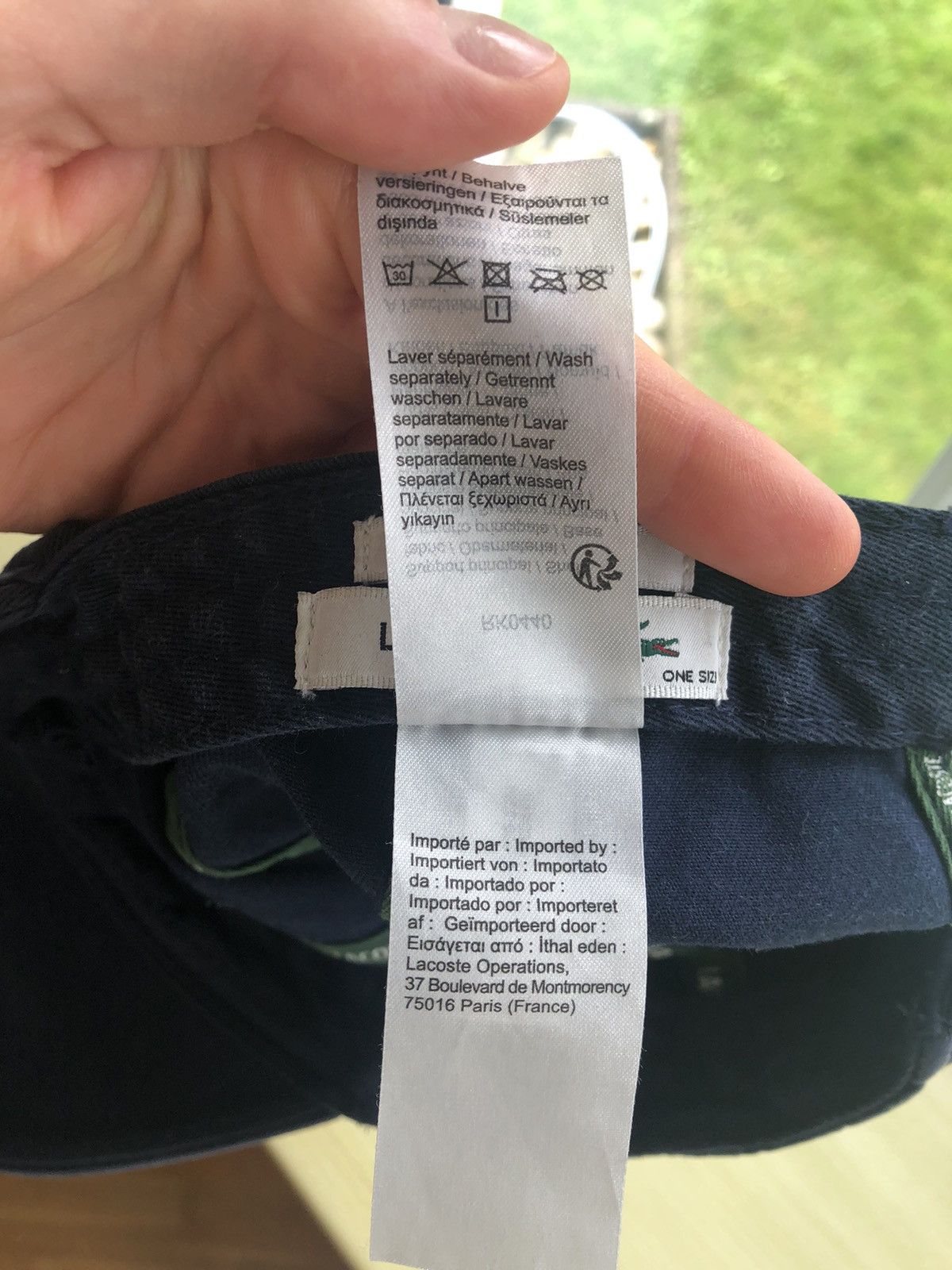 Lacoste LACOSTE VINTAGE WORKWEAR QUALITY HAT CAP Size ONE SIZE - 7 Thumbnail