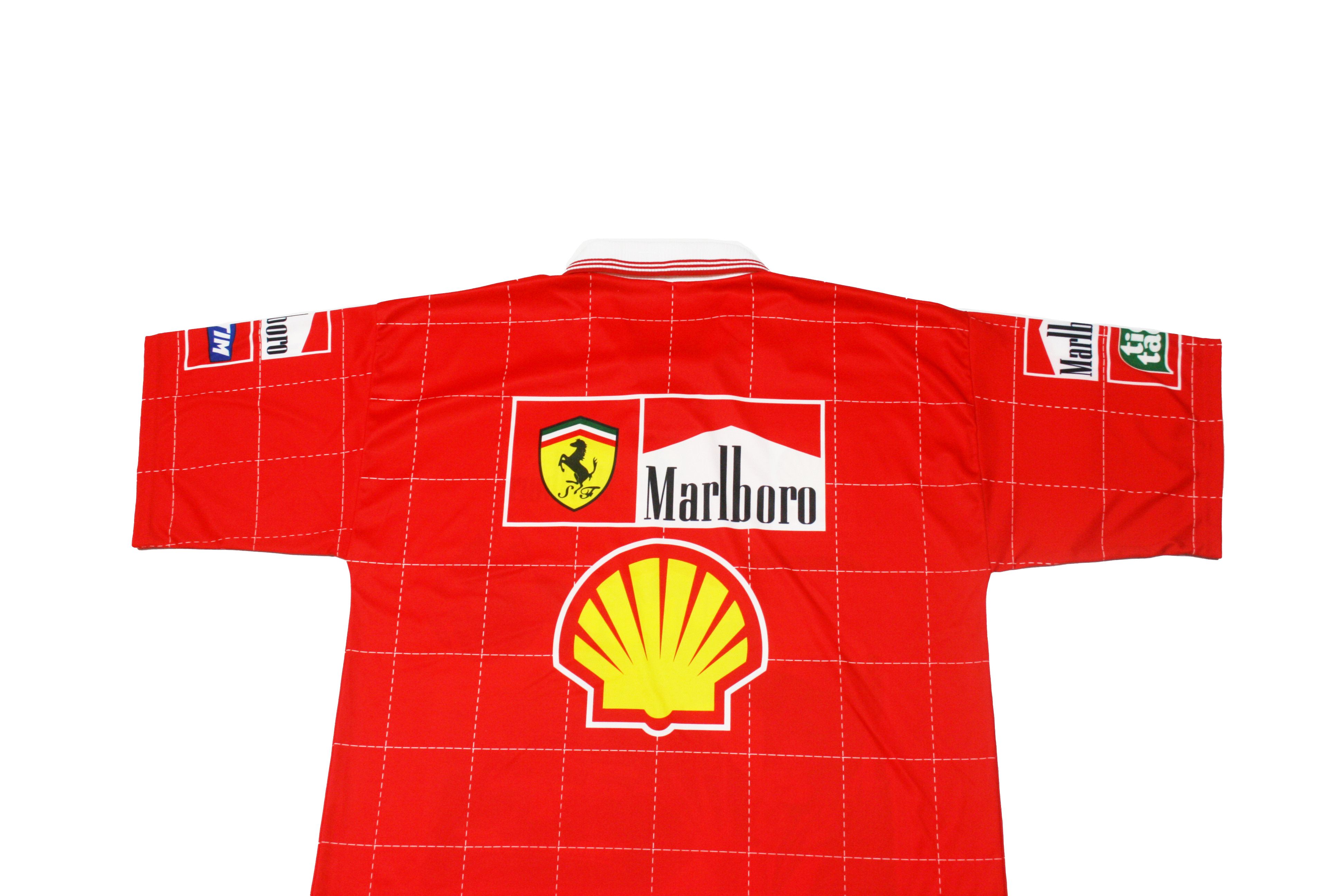 Ferrari 90S Formula 1 Marlboro Michael Schumacher Big Logo Jersey Size US XXL / EU 58 / 5 - 5 Thumbnail