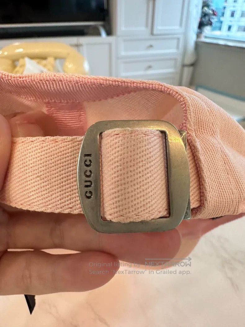 Gucci Gucci Logo letter rabbit pattern decoration pink cotton ba Size ONE SIZE - 6 Thumbnail