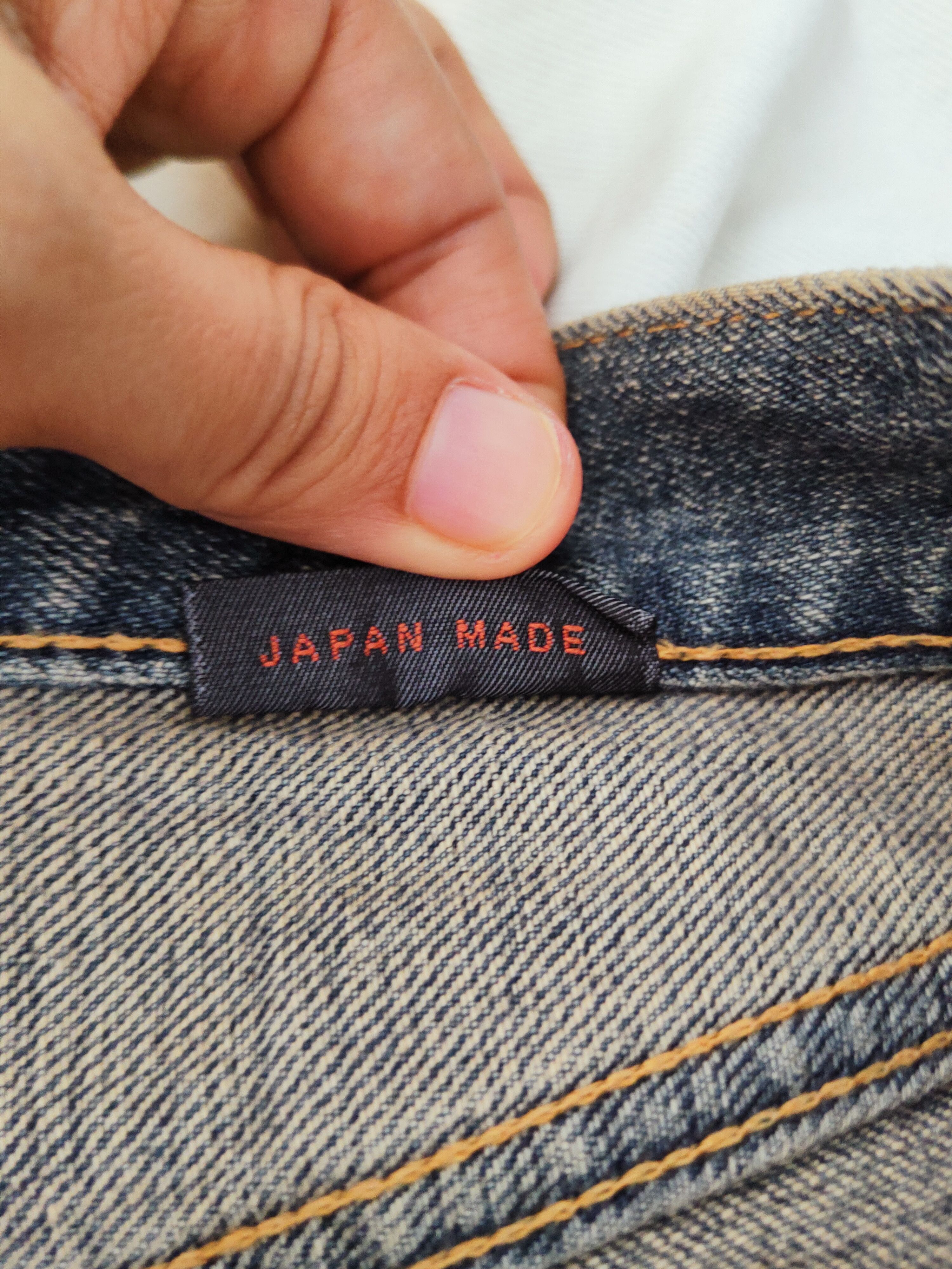 Japanese Brand Blue Way Dark Blue Faded Distressed Ripped Jeans #W784 Size US 32 / EU 48 - 15 Thumbnail