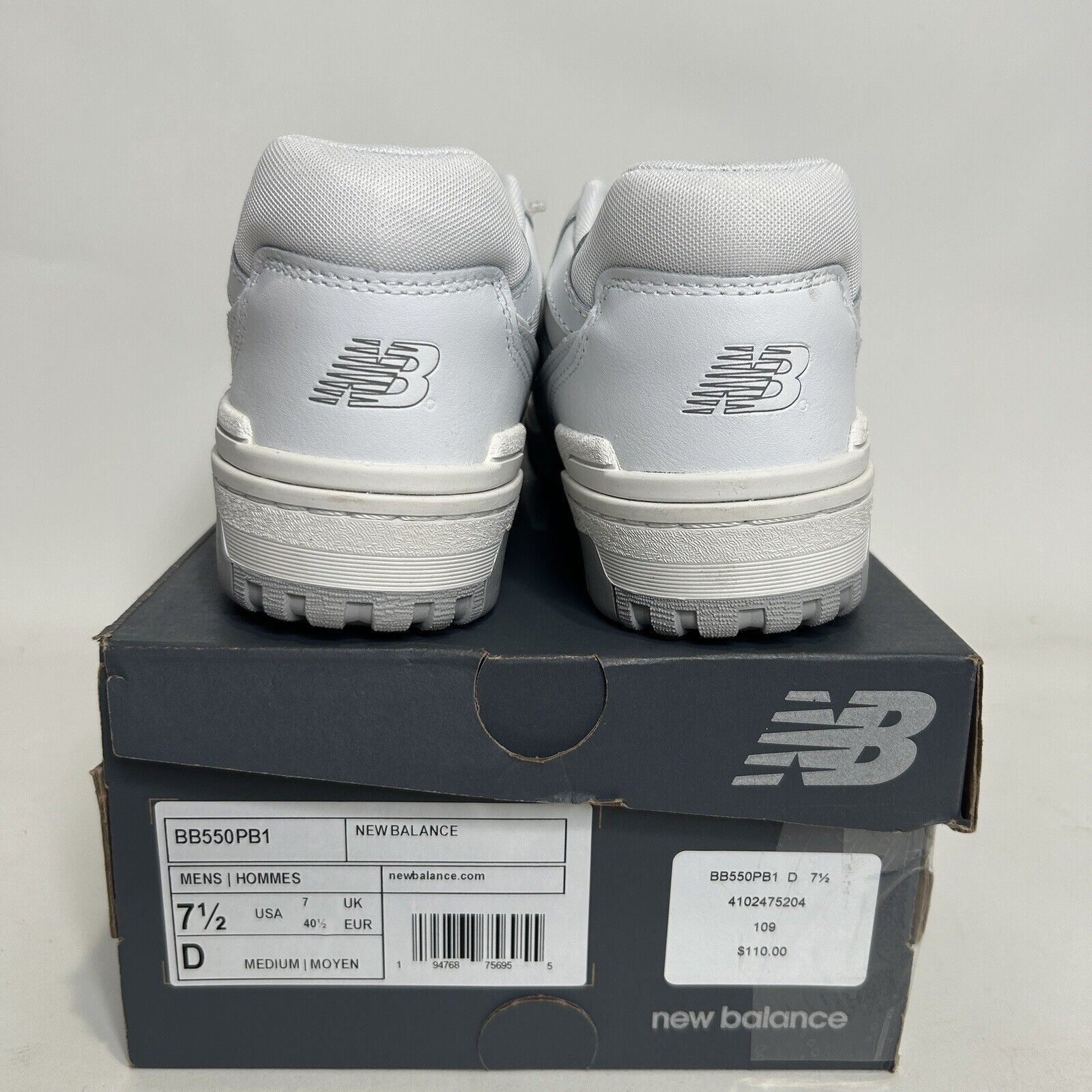 New Balance New Balance 550 “White Grey” 2024 Size US 7.5 / EU 40-41 - 4 Thumbnail