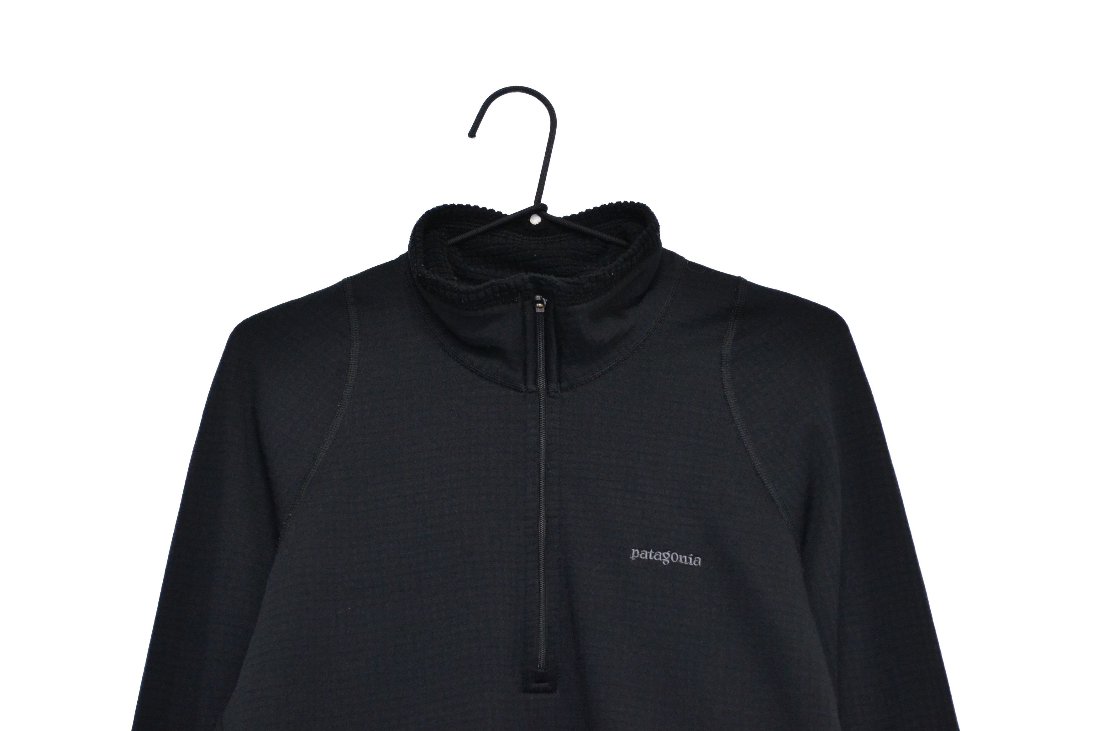 Patagonia Patagonia R1 Polartec Women’s Black 1/3 Zip Fleece Pullover Size L / US 10 / IT 46 - 2 Thumbnail