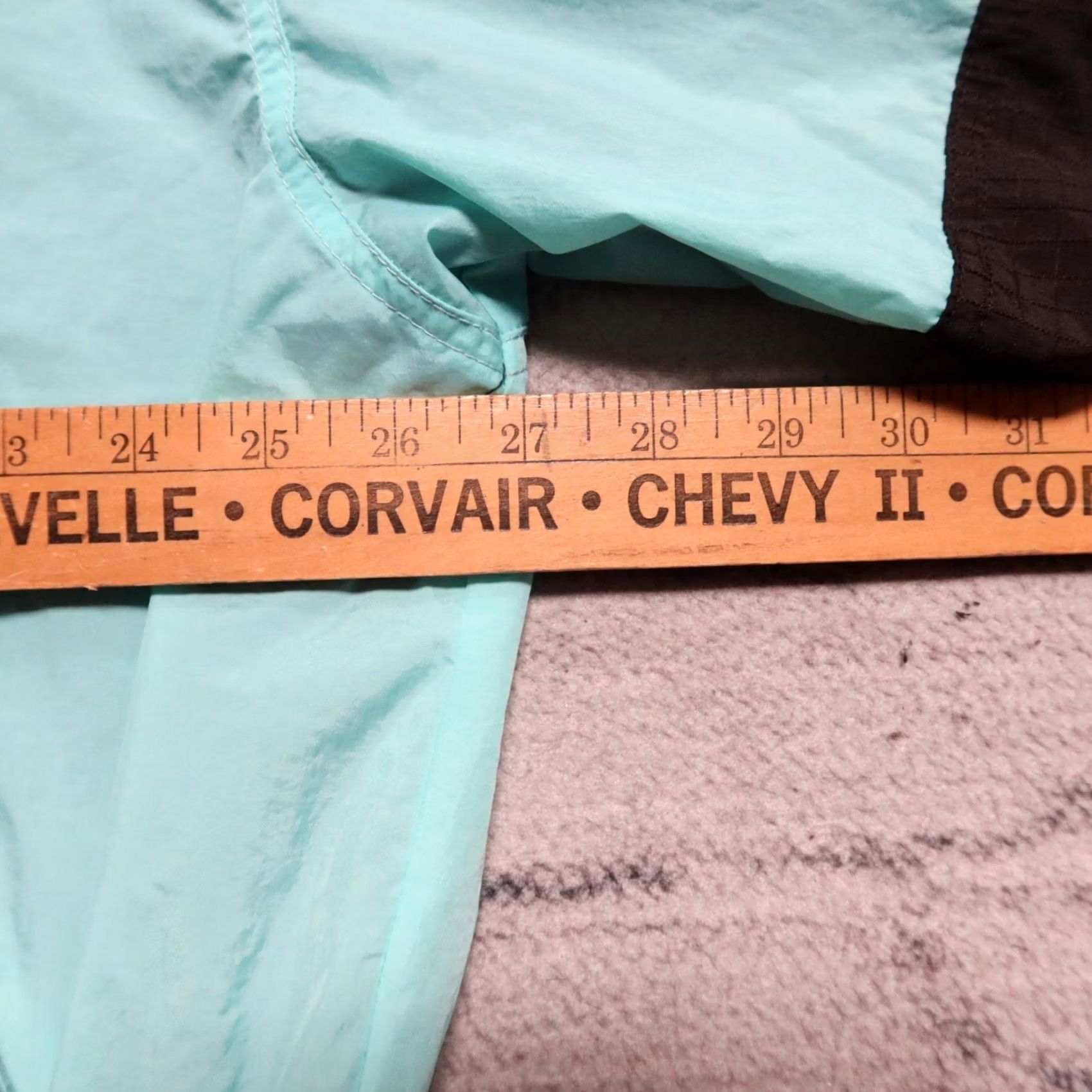 Nike Vintage Nike Swoosh Parka Jacket Womens XL Aqua 90s Ripstop Logo Coat Size XL / US 12-14 / IT 48-50 - 6 Thumbnail