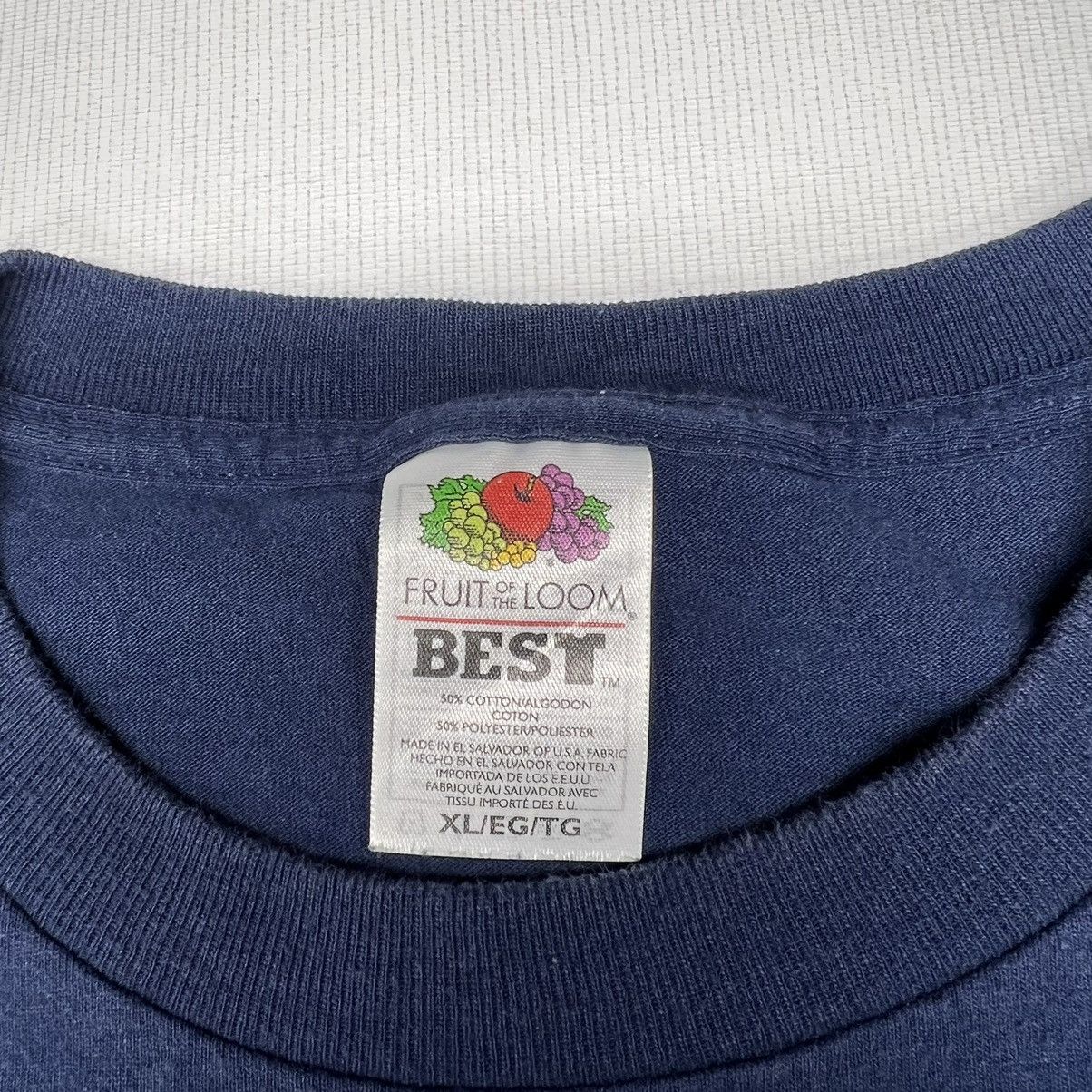 Fruit Of The Loom × Vintage Car Tee Shirt Blue Hot Rod Classic Custom Retro Graphic Size US XL / EU 56 / 4 - 6 Thumbnail