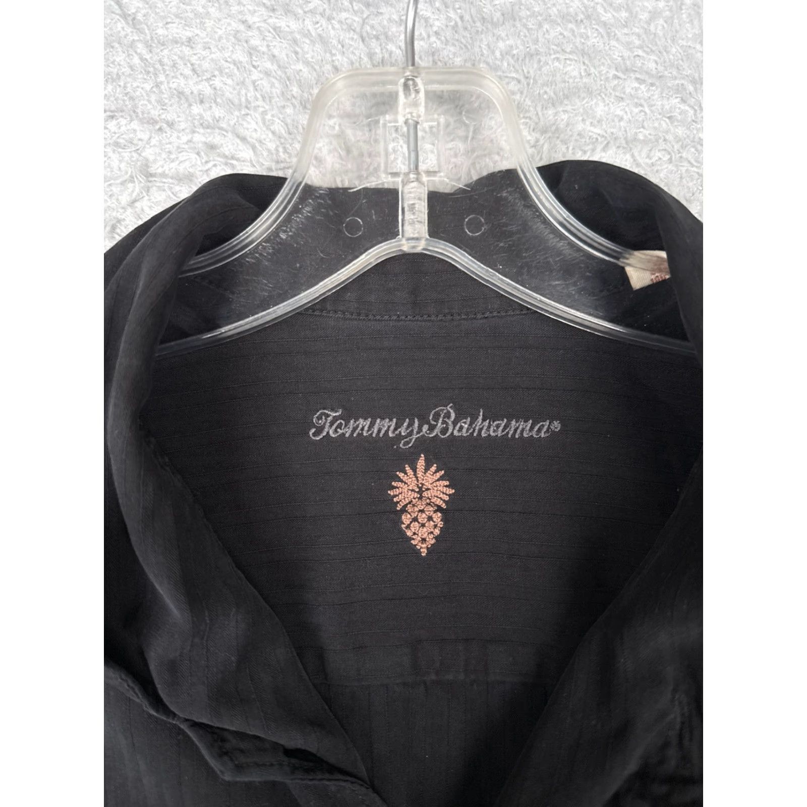Tommy Bahama Tommy Bahama Shirt Men Extra Large Black 100% Silk Button Up Hawaiian Pocket Size US XL / EU 56 / 4 - 7 Thumbnail