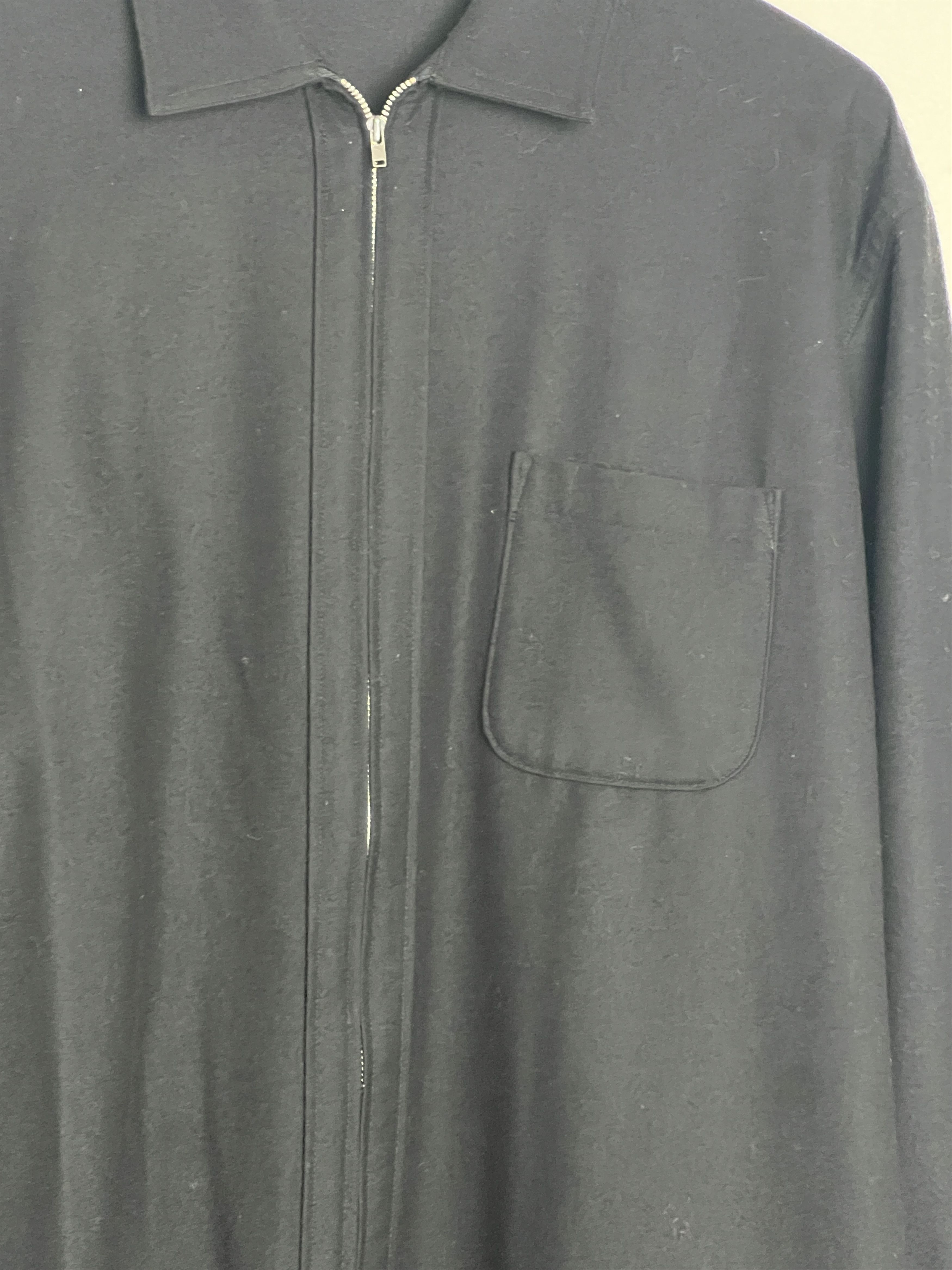 Y's for Men × Yohji Yamamoto Wool Zipped-up Fastening Shirt Jacket Size US M / EU 48-50 / 2 - 3 Thumbnail