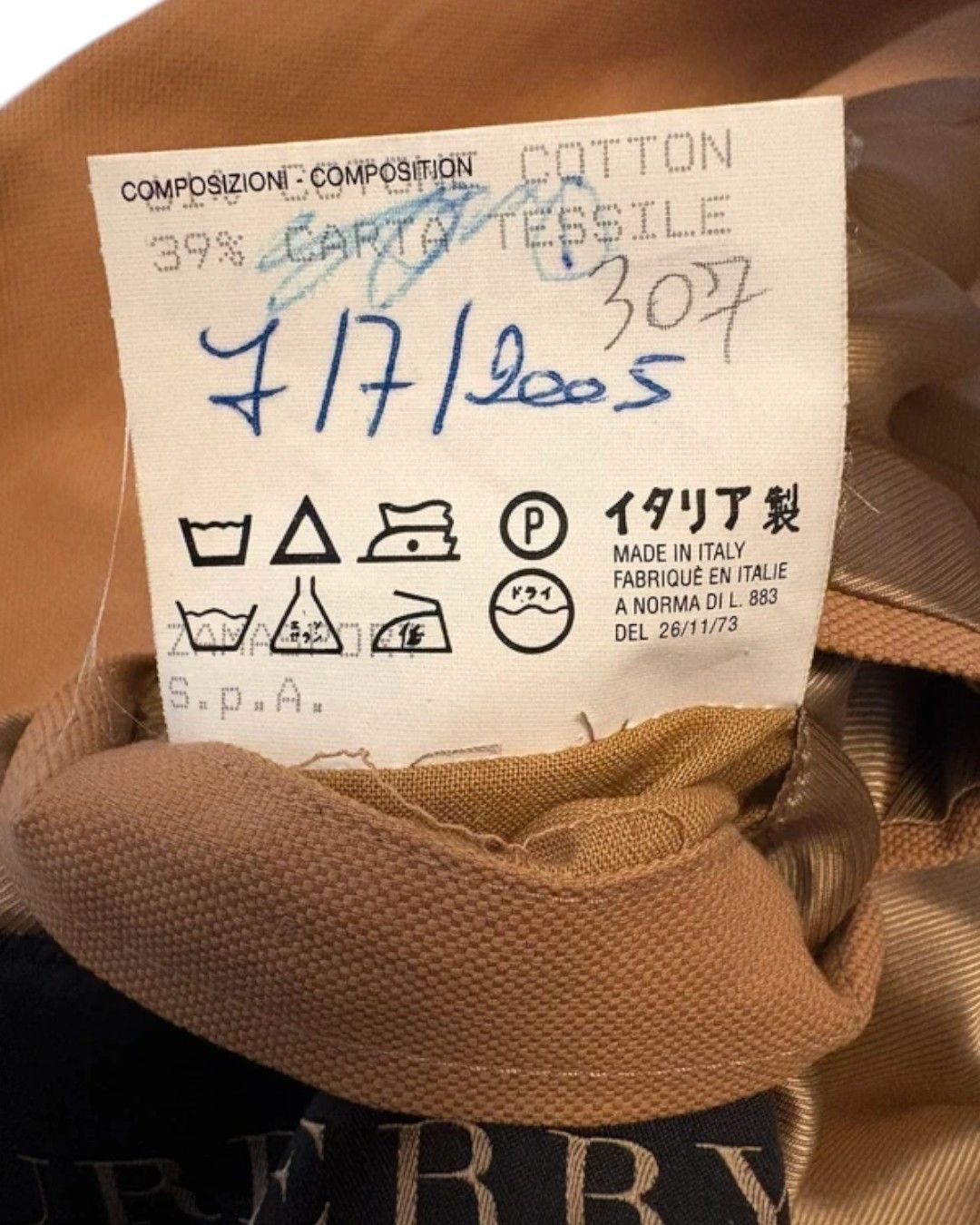 Burberry Prorsum S/S 2006 RUNWAY COTTON COAT Size US M / EU 48-50 / 2 - 7 Thumbnail