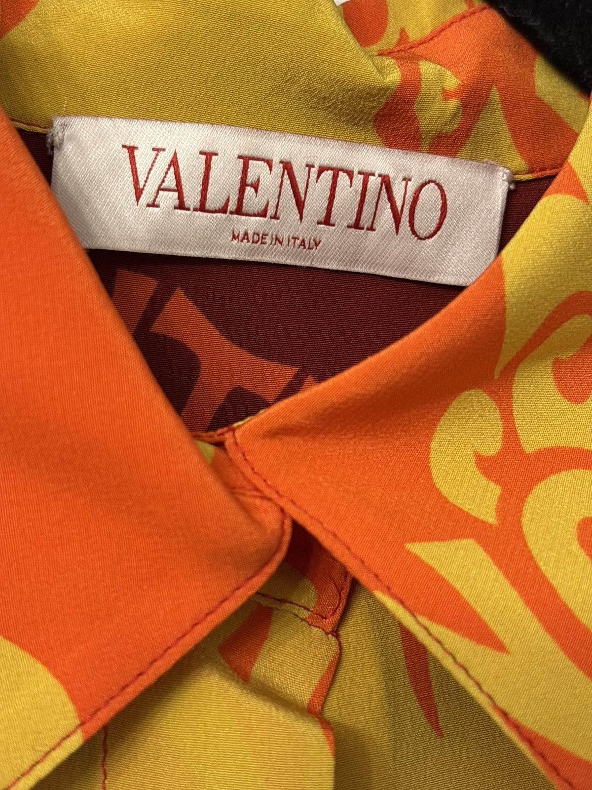Valentino Valentino Printed Multicolor Silk Shirt Size US XL / EU 56 / 4 - 4 Thumbnail