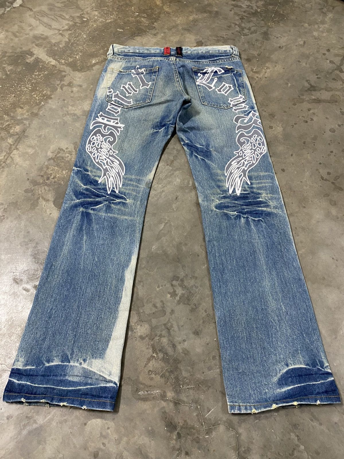 Hysteric Glamour × If Six Was Nine × Japanese Brand Flare Jeans Japan Limited Distressed Vintage act190 Size US 32 / EU 48 - 2 Thumbnail