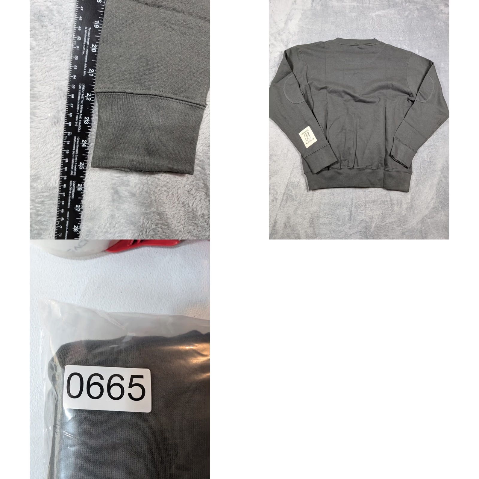 Vintage Mens Cash Crop Heavy Weight Crew Neck Sweater Pockets Elbow Pads Sz L Green Casual Outdoor Hiking Walking Mens Size US L / EU 52-54 / 3 - 8 Thumbnail