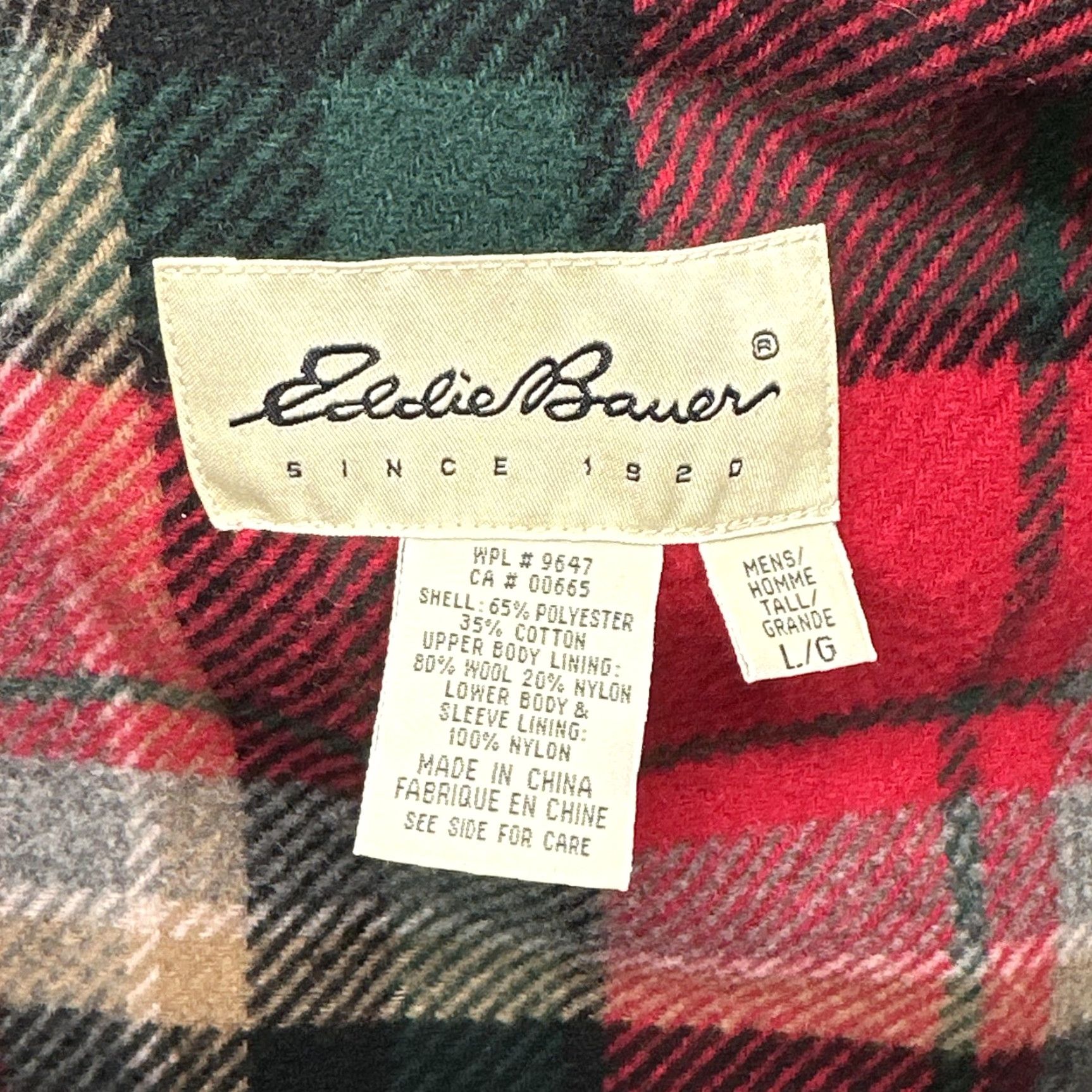 Eddie Bauer VINTAGE Eddie Bauer Coat Mens LT Beige Hooded Parka Wool Lined Field Jacket Size US L / EU 52-54 / 3 - 3 Thumbnail
