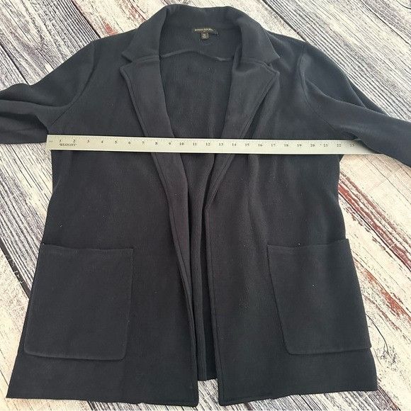 Banana Republic Banana Republic Navy Blue Cotton Blend Knit Cardigan Blazer Size XL / US 12-14 / IT 48-50 - 8 Thumbnail